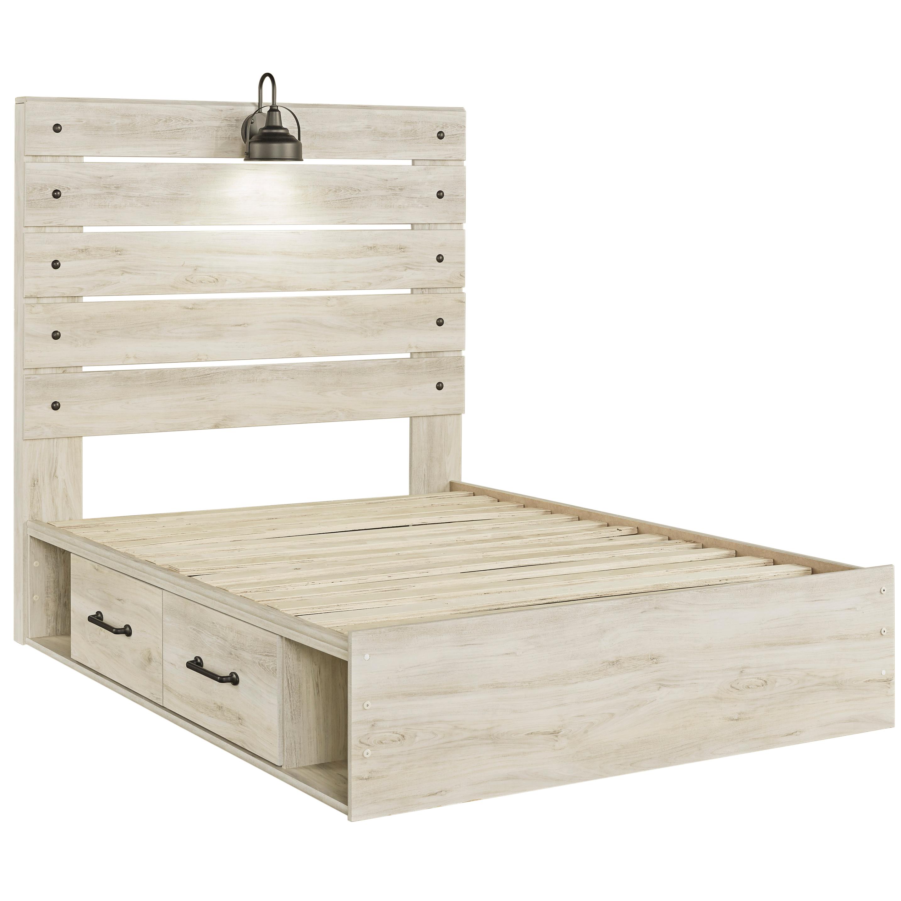 Signature Design by Ashley Cambeck B192B16 Full Panel Bed with 2 Storage Drawers - Image 2
