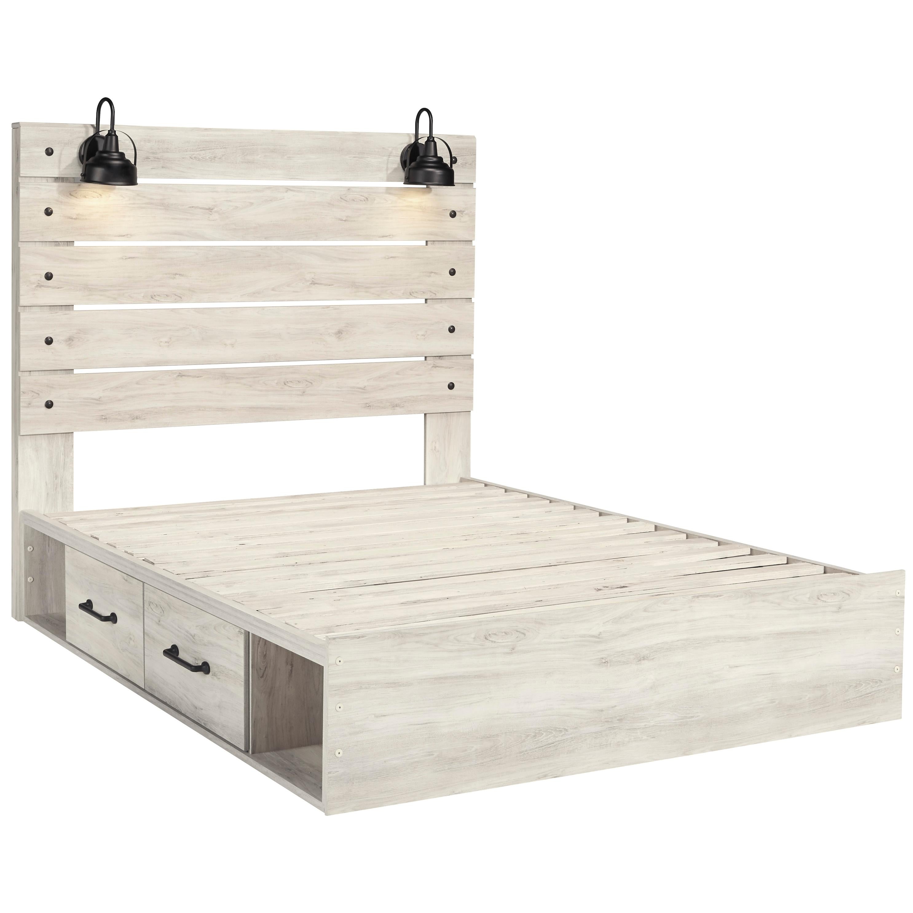 Signature Design by Ashley Cambeck Queen Panel Bed with Storage B192-57/B192-54/B192-160/B100-13 - Image 2