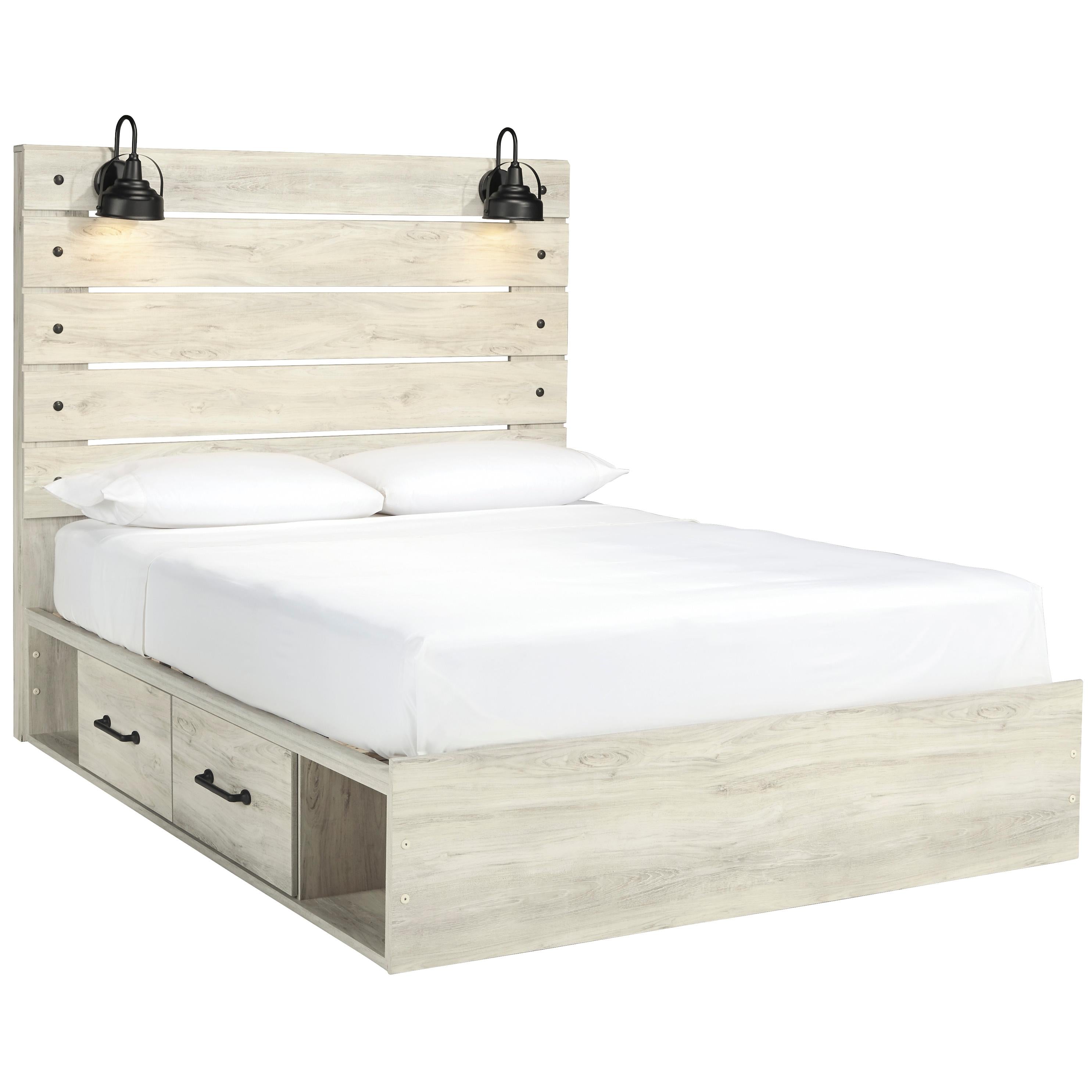Signature Design by Ashley Cambeck Queen Panel Bed with Storage B192-57/B192-54/B192-60/B192-60/B100-13 - Image 1