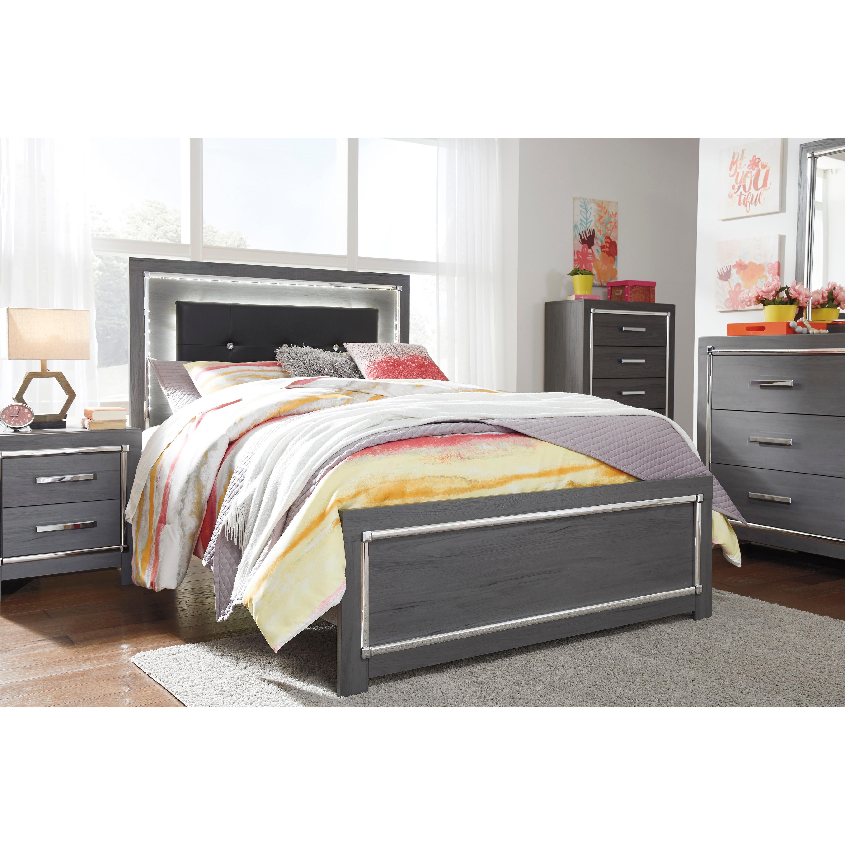 Signature Design by Ashley Lodanna B214B4 Full Panel Bed - Image 3