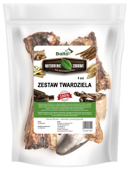 Balto zestaw gryzaków twardziela 7 szt. – mocny miks dla silnych szczęk