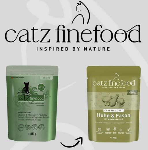 Catz Finefood Classic N.15 Kurczak i Bażant saszetka 85g - Image 3