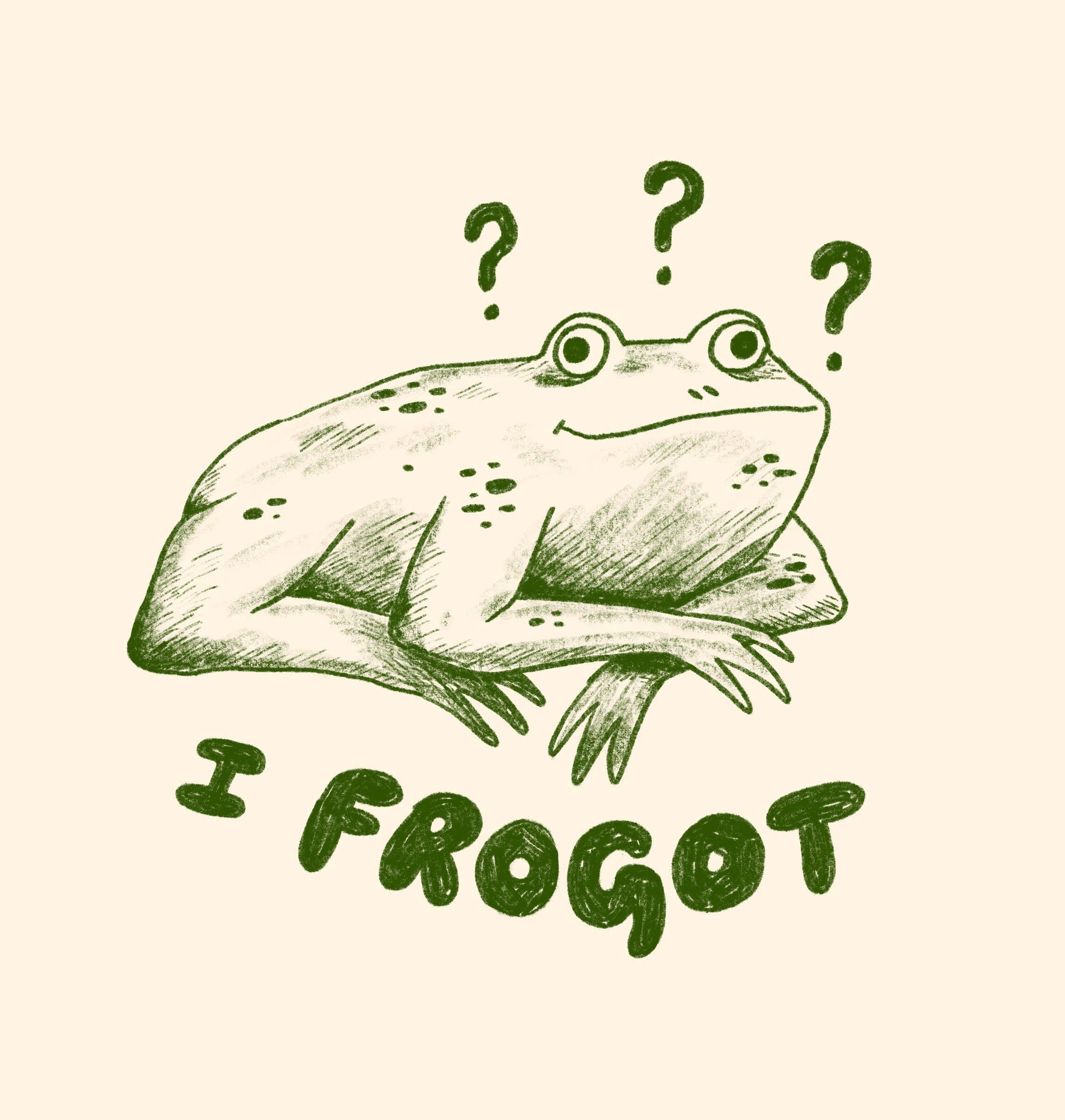 Sticker - I frogot - Image 3