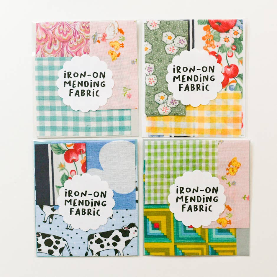 Iron-On Mending Patch Pack - Image 1