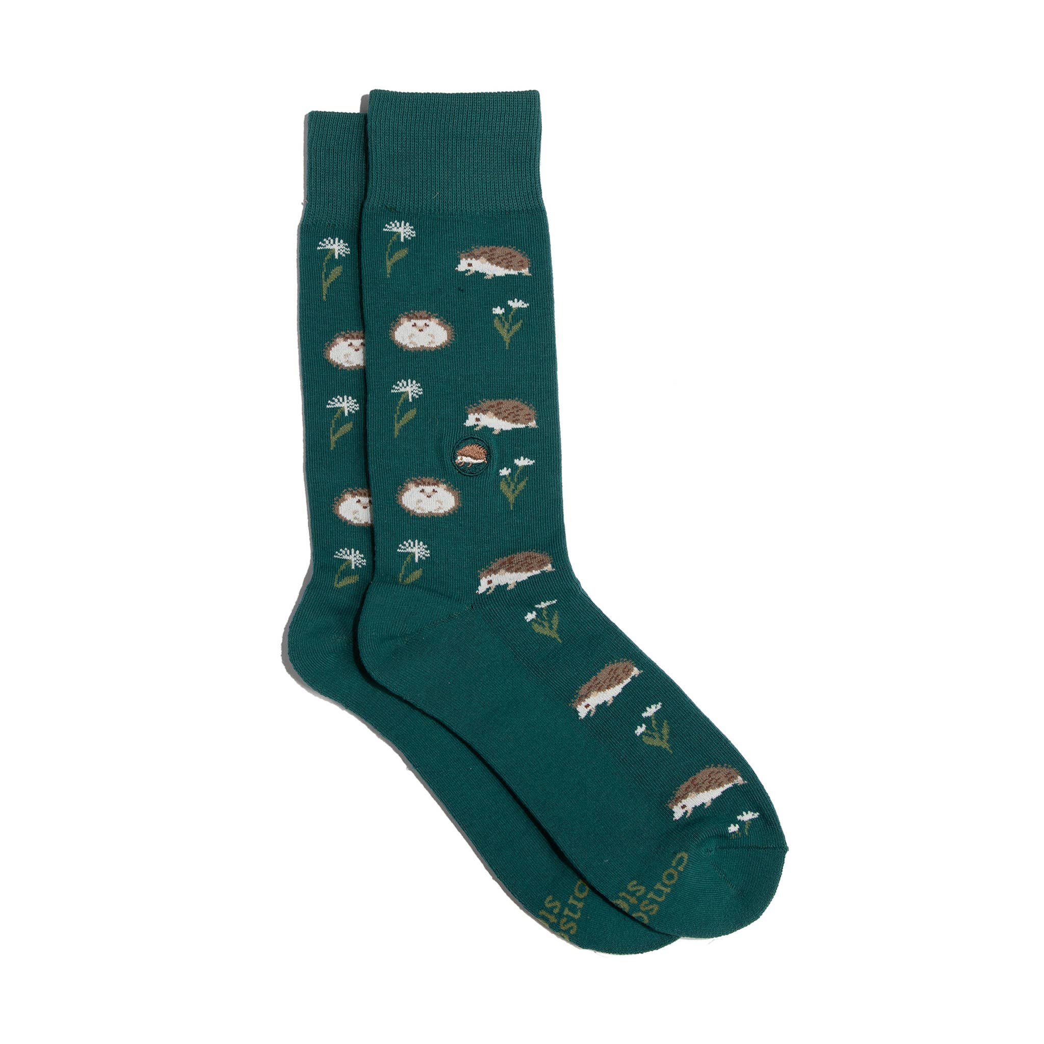 Socks that Protect Pollinators (Green Hedgehogs) - Image 1