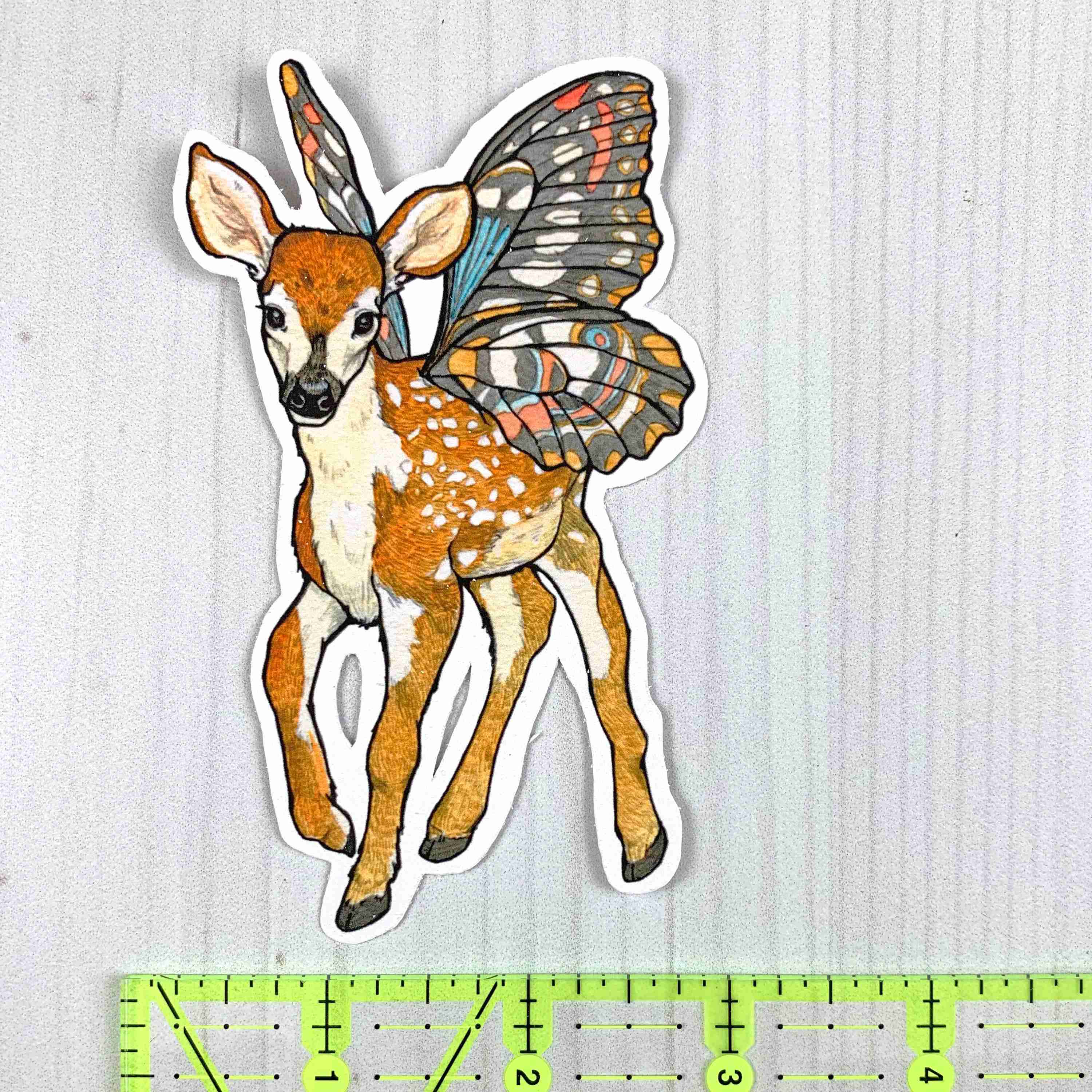 Fairy Fawn Vinyl Sticker - Image 2