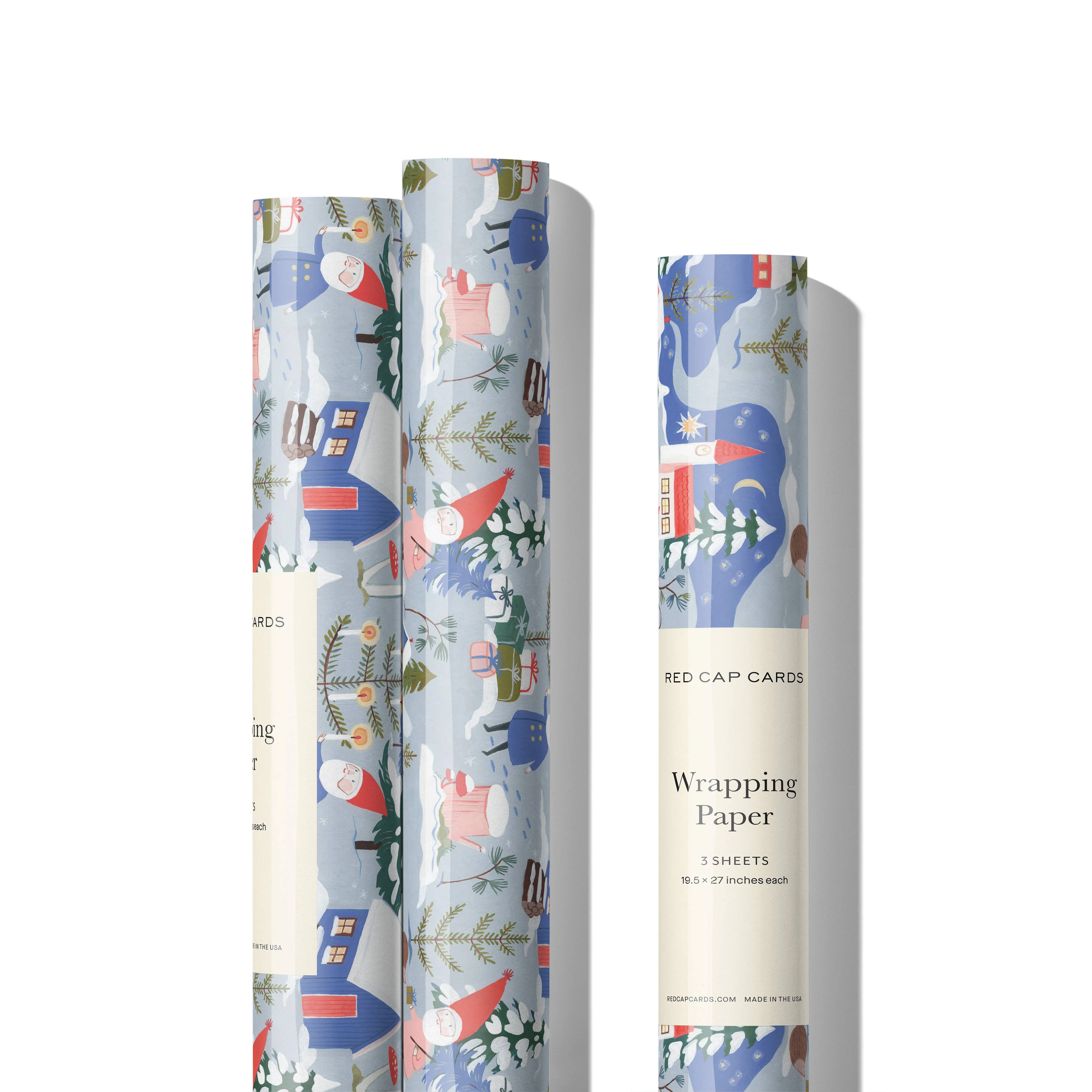 Holiday Gnomes holiday wrapping paper - Image 2