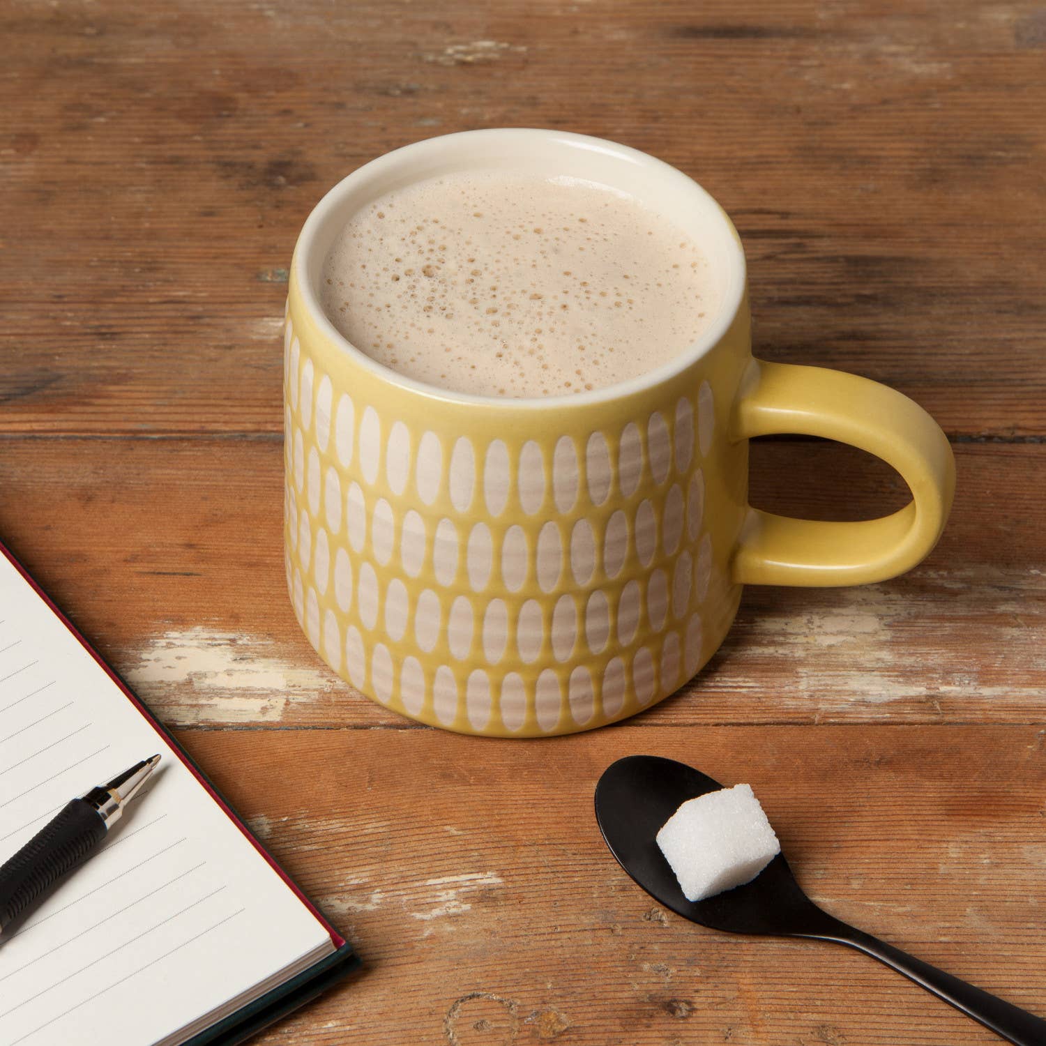 Danica Studio Ochre Imprint Stoneware Mugs 12 oz - Image 2