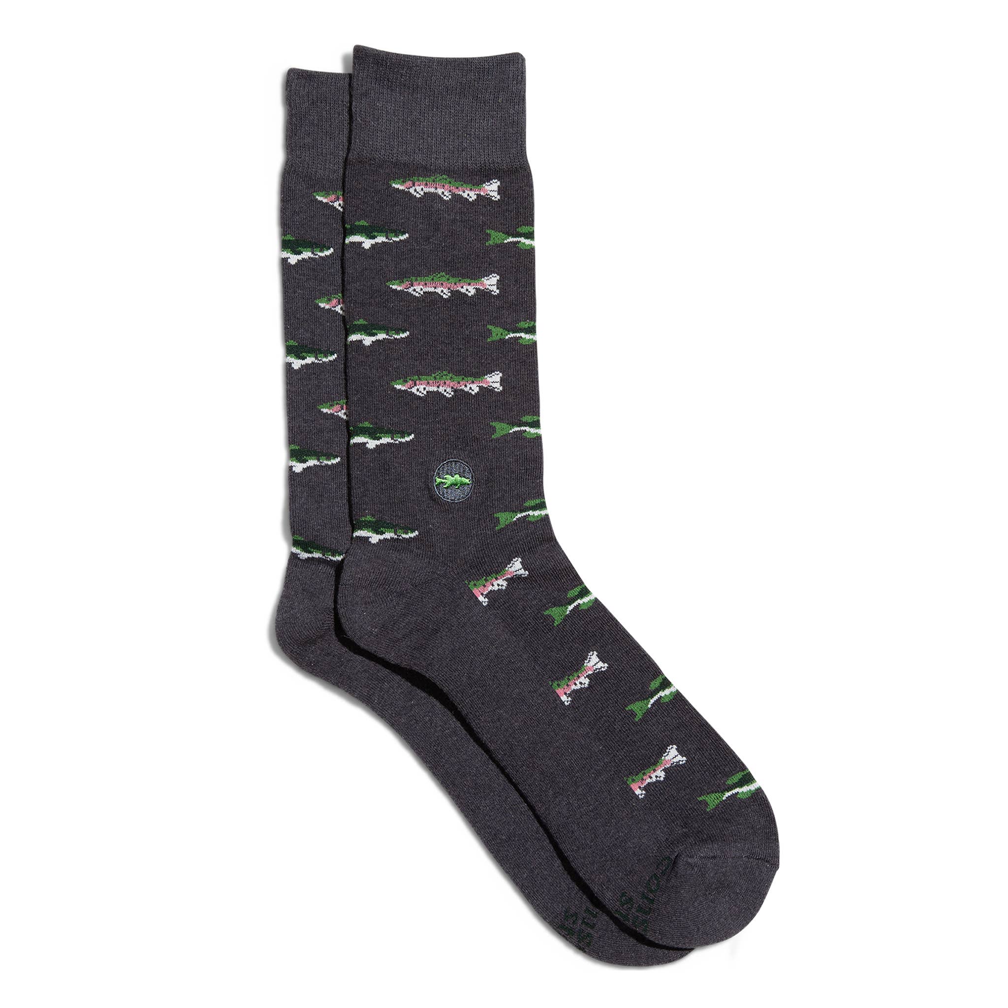 Socks that Protect National Parks (Gray Fish) - Image 1