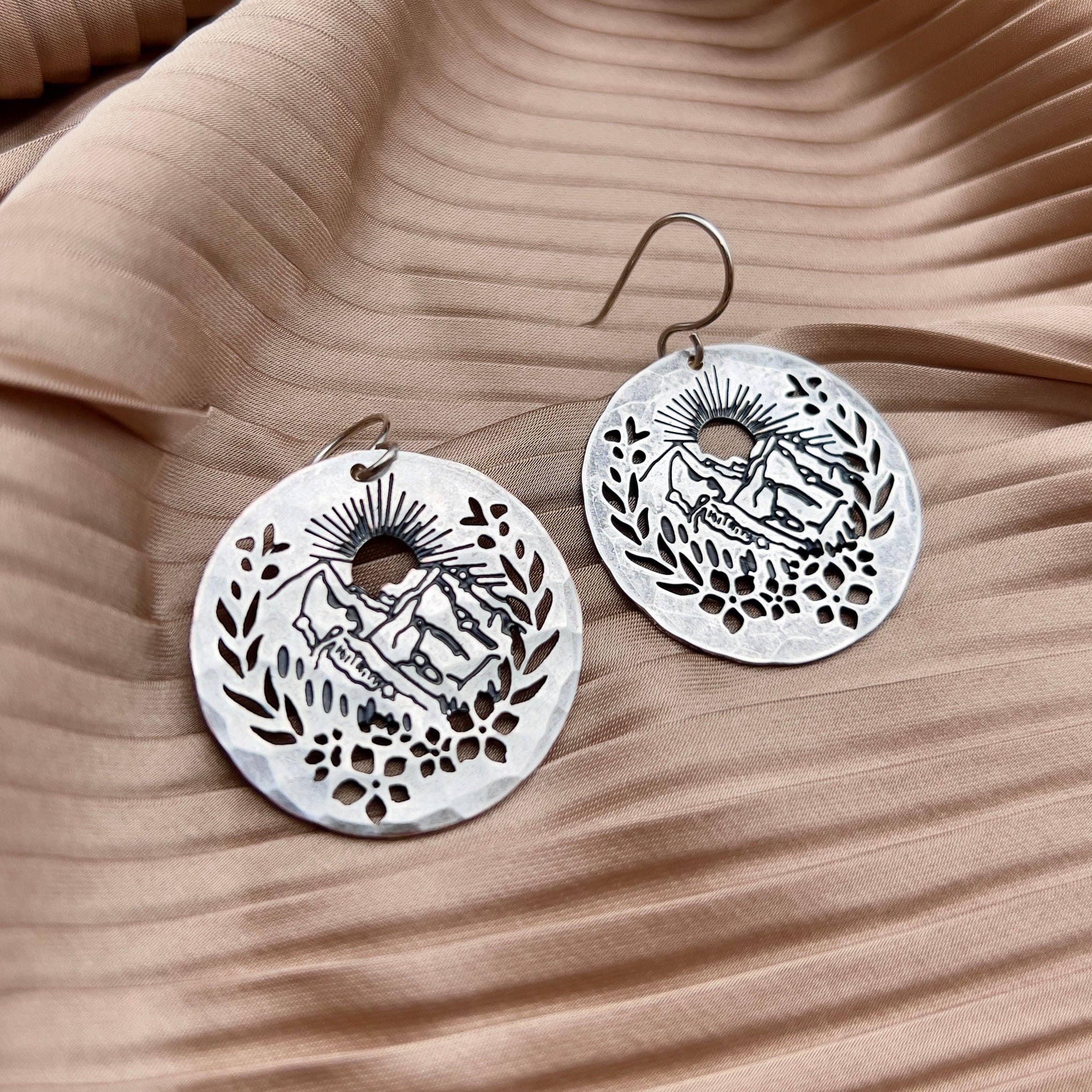 Handmade Prairie Earrings - Image 3