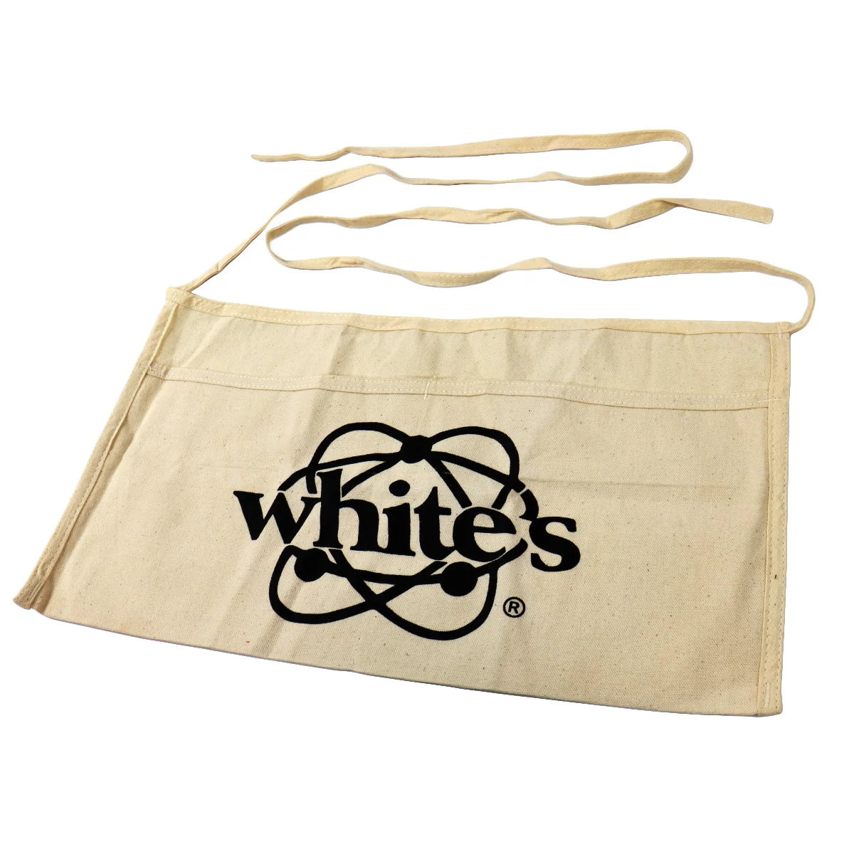 White's Treasure Hunt Apron - Dual Pouch Canvas Detecting Apron - Image 1