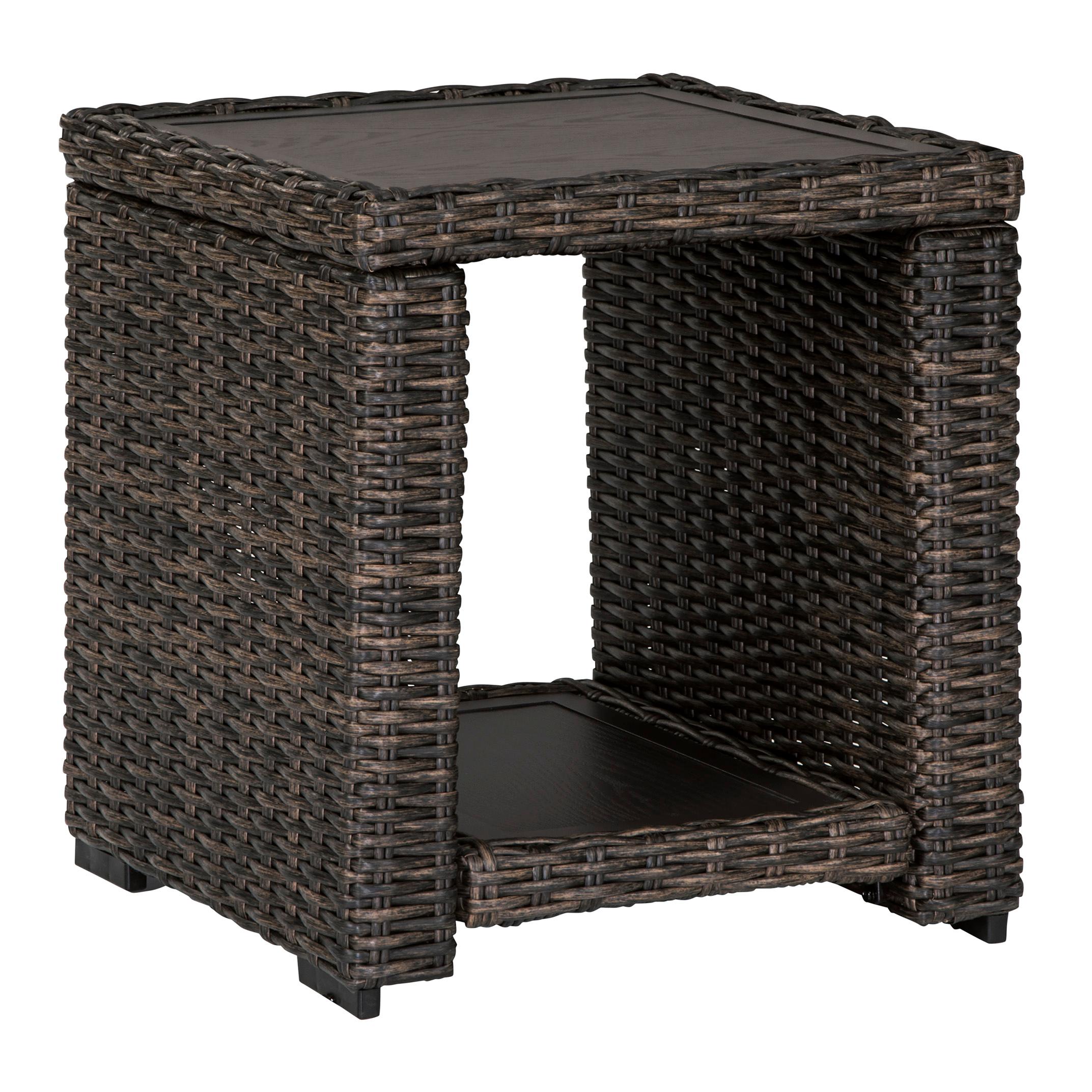 Signature Design by Ashley Grasson Lane P783-702 Square End Table - Image 1