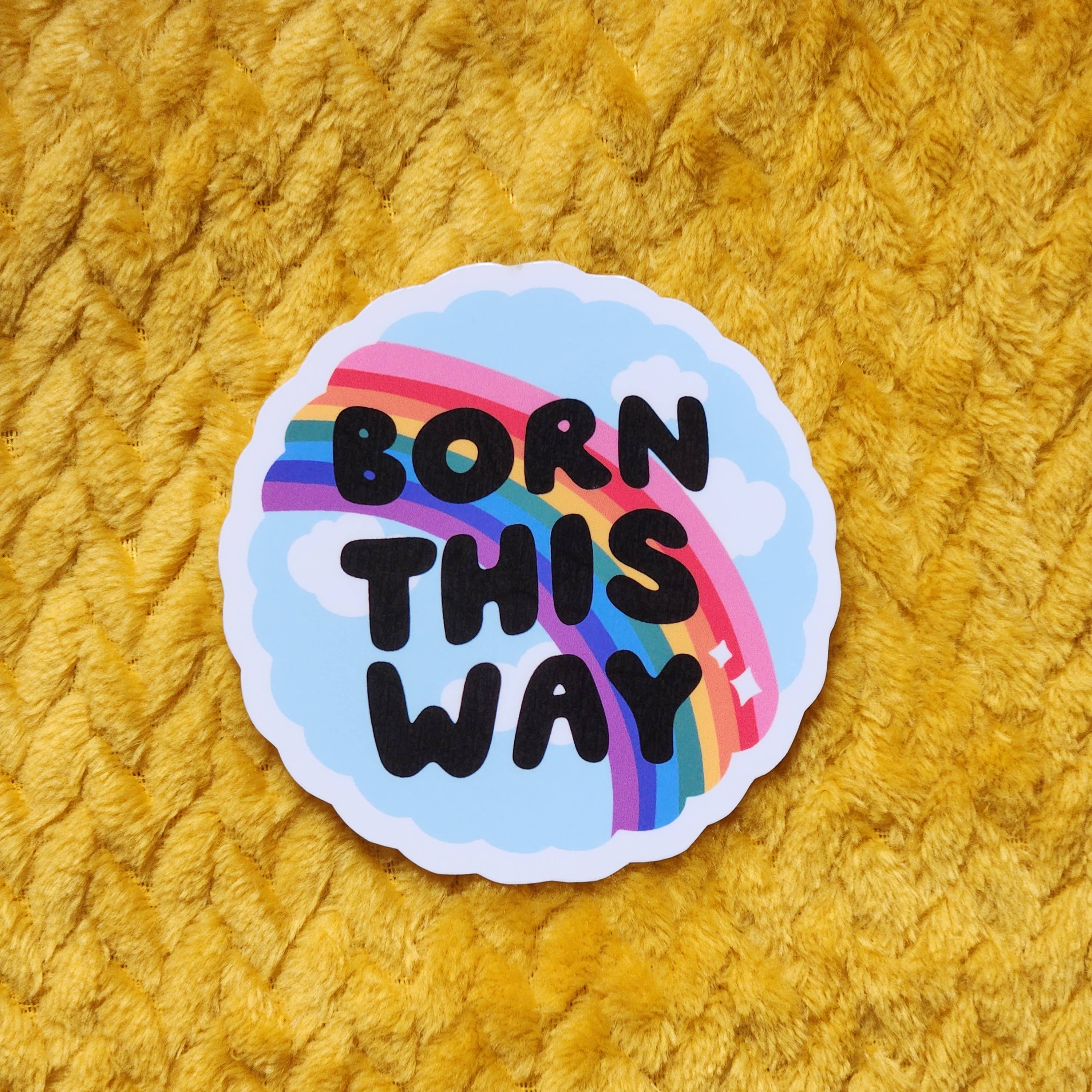 Born this way sticker - Image 3