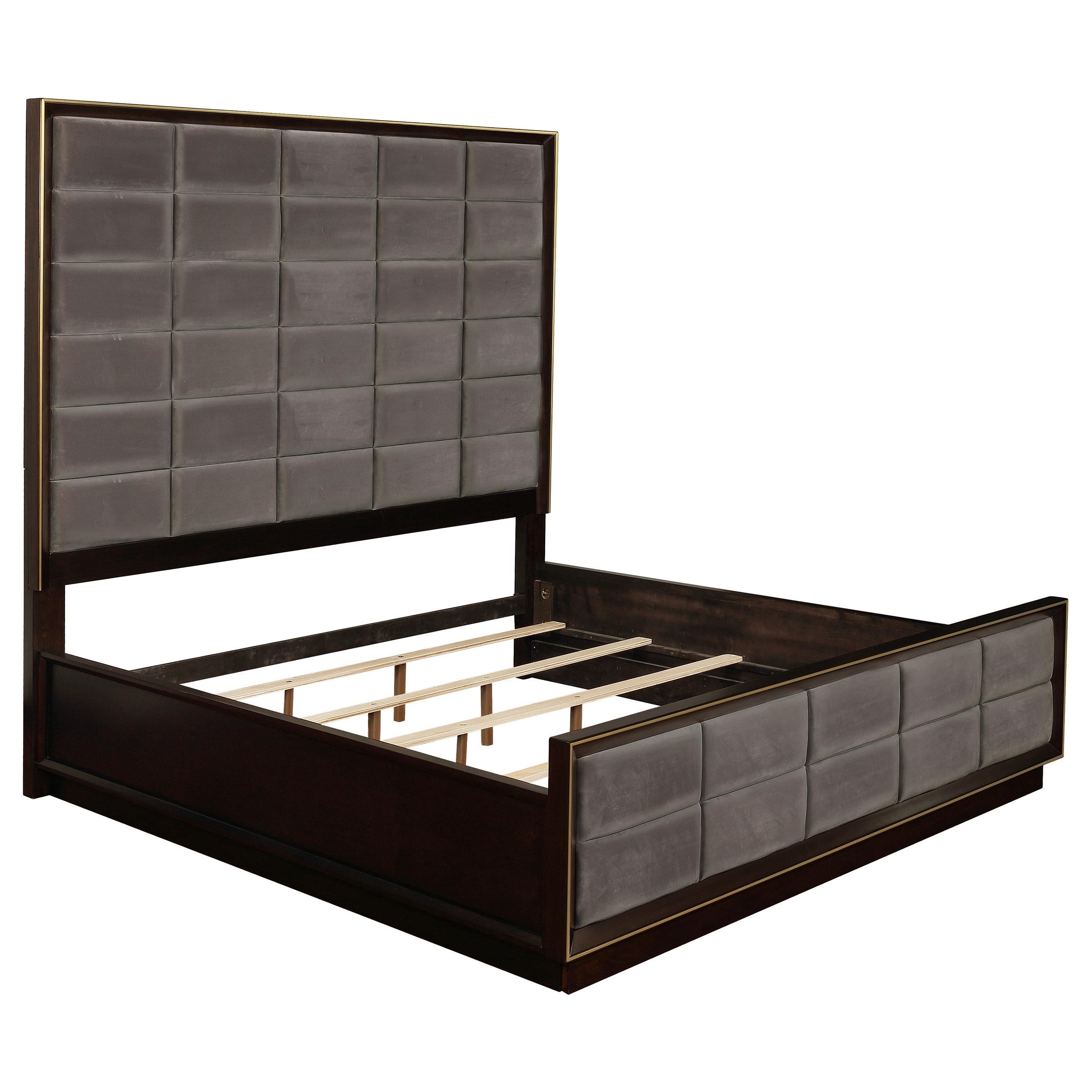 Coaster Furniture Durango 223261Q 77-inch Queen Panel Bed - Smoked Peppercorn - Image 1