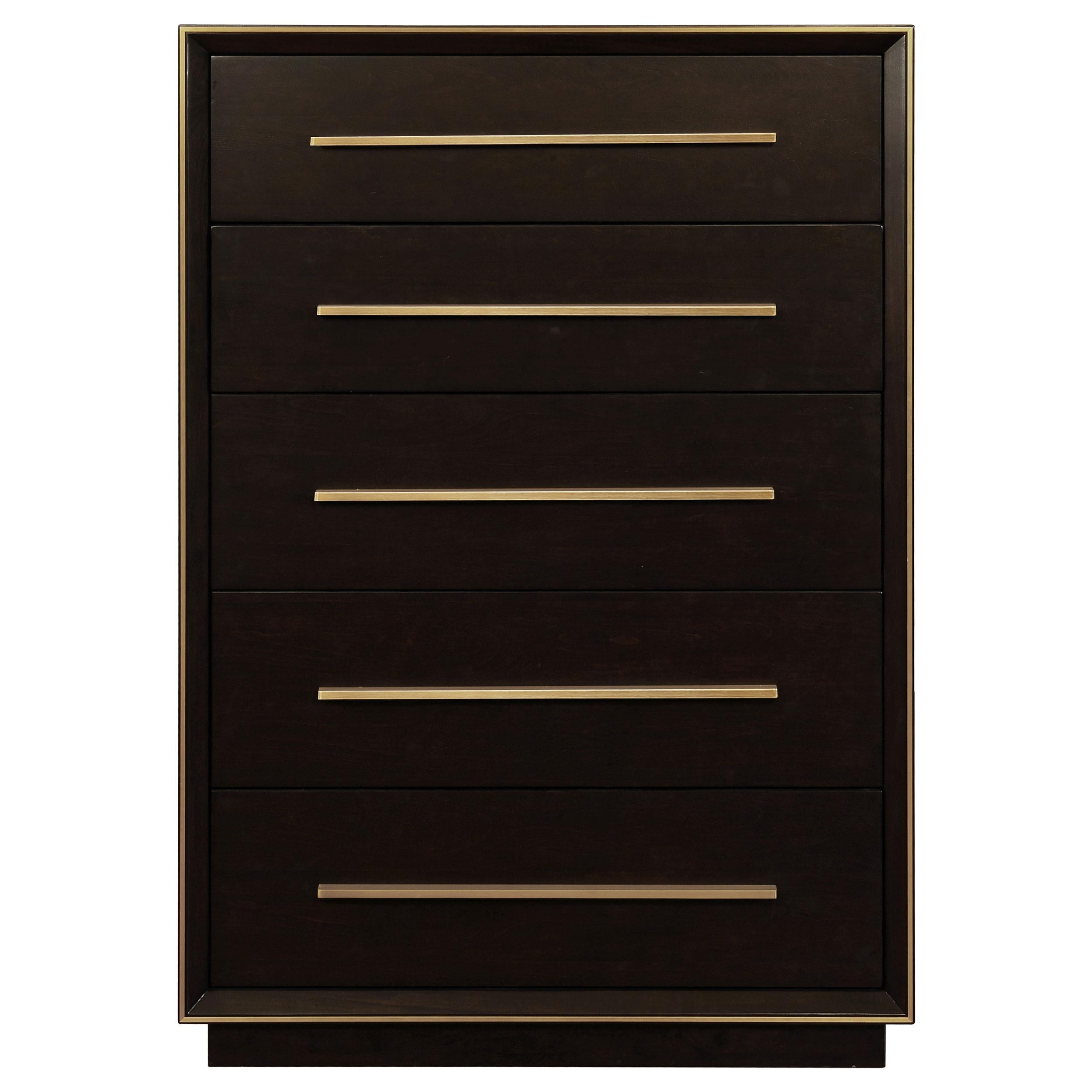 Coaster Furniture Durango 223265 5-Drawer Bedroom Chest - Smoked Peppercorn - Image 2