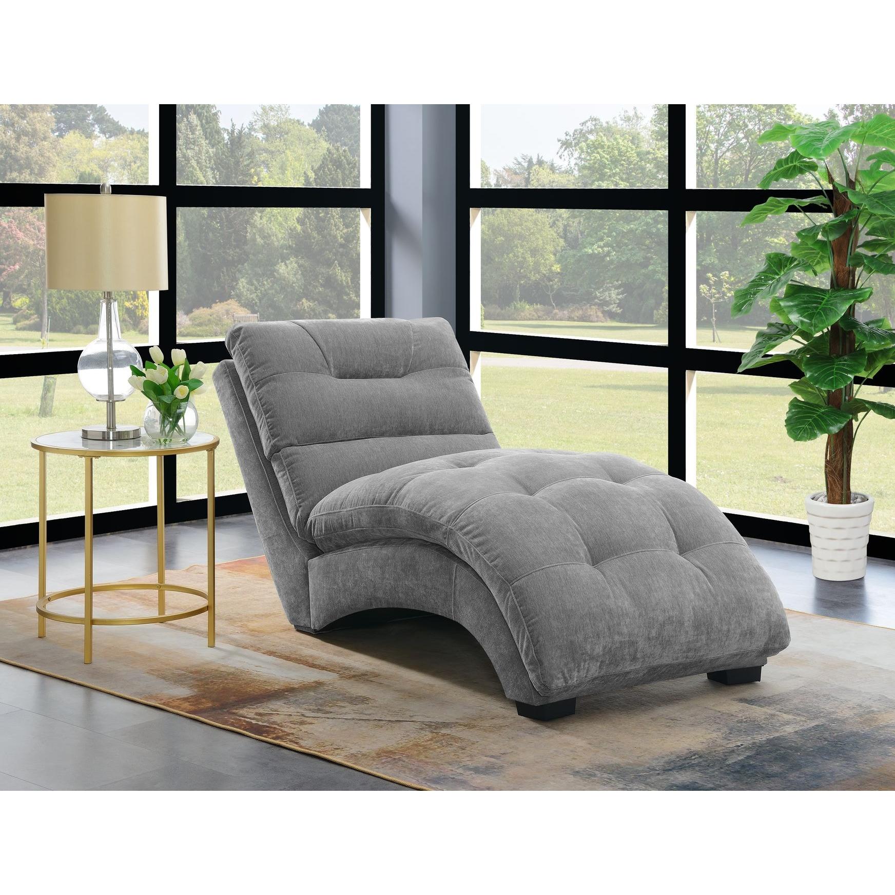 Elements International Dominick UDK1746110E Chaise – Amigo Granite