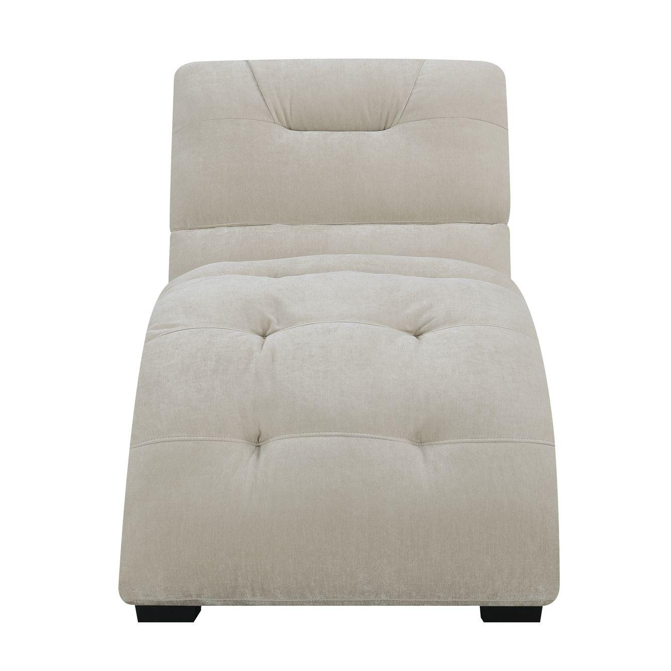 Elements International Dominick UDK1745110E Chaise - Amigo Linen - Image 2