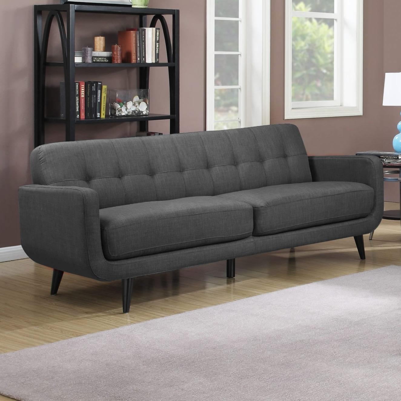 Elements International Hadley UHD090300NP Sofa – Heirloom Charcoal