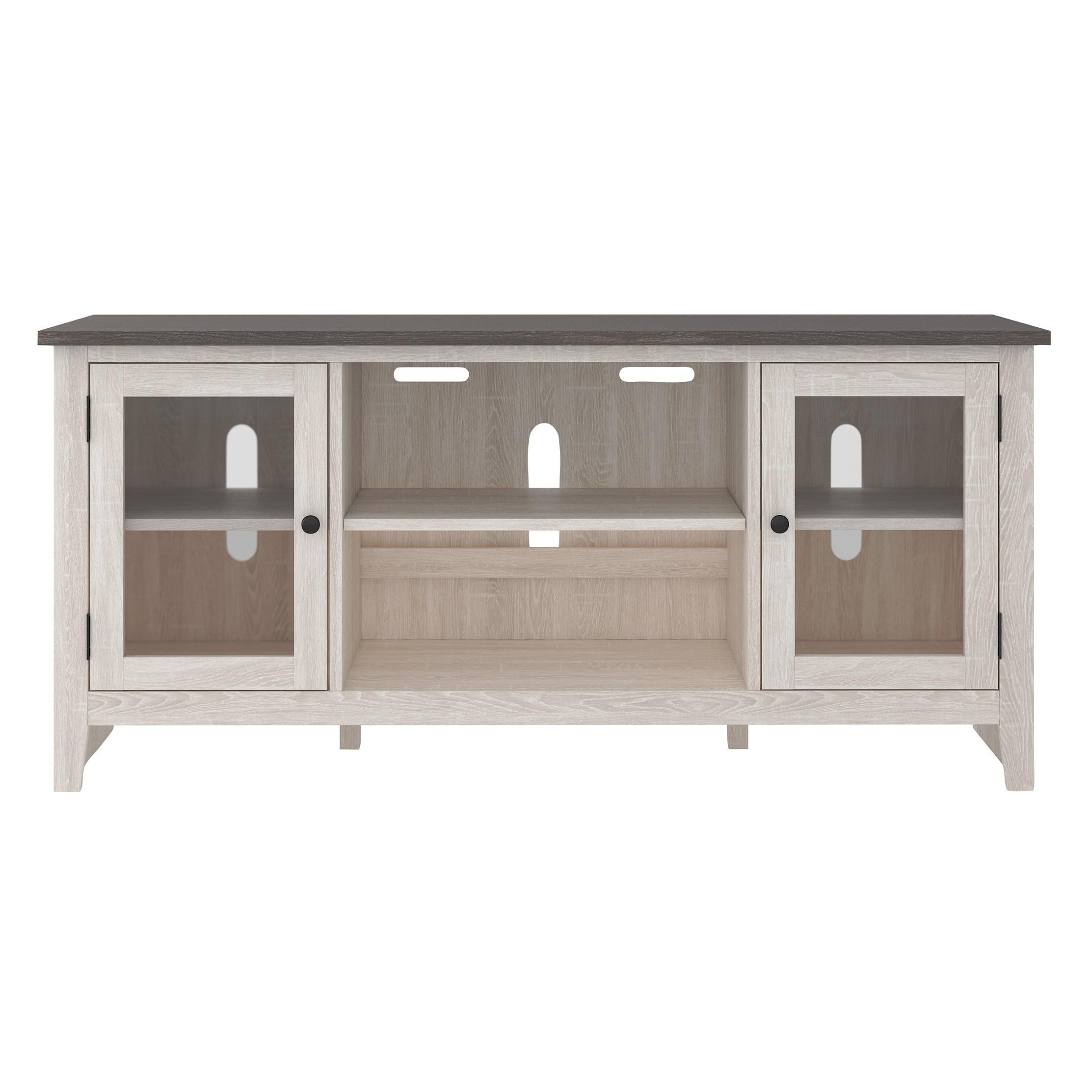 Signature Design by Ashley Dorrinson W287-68 Large TV Stand with Fireplace Option - Image 2