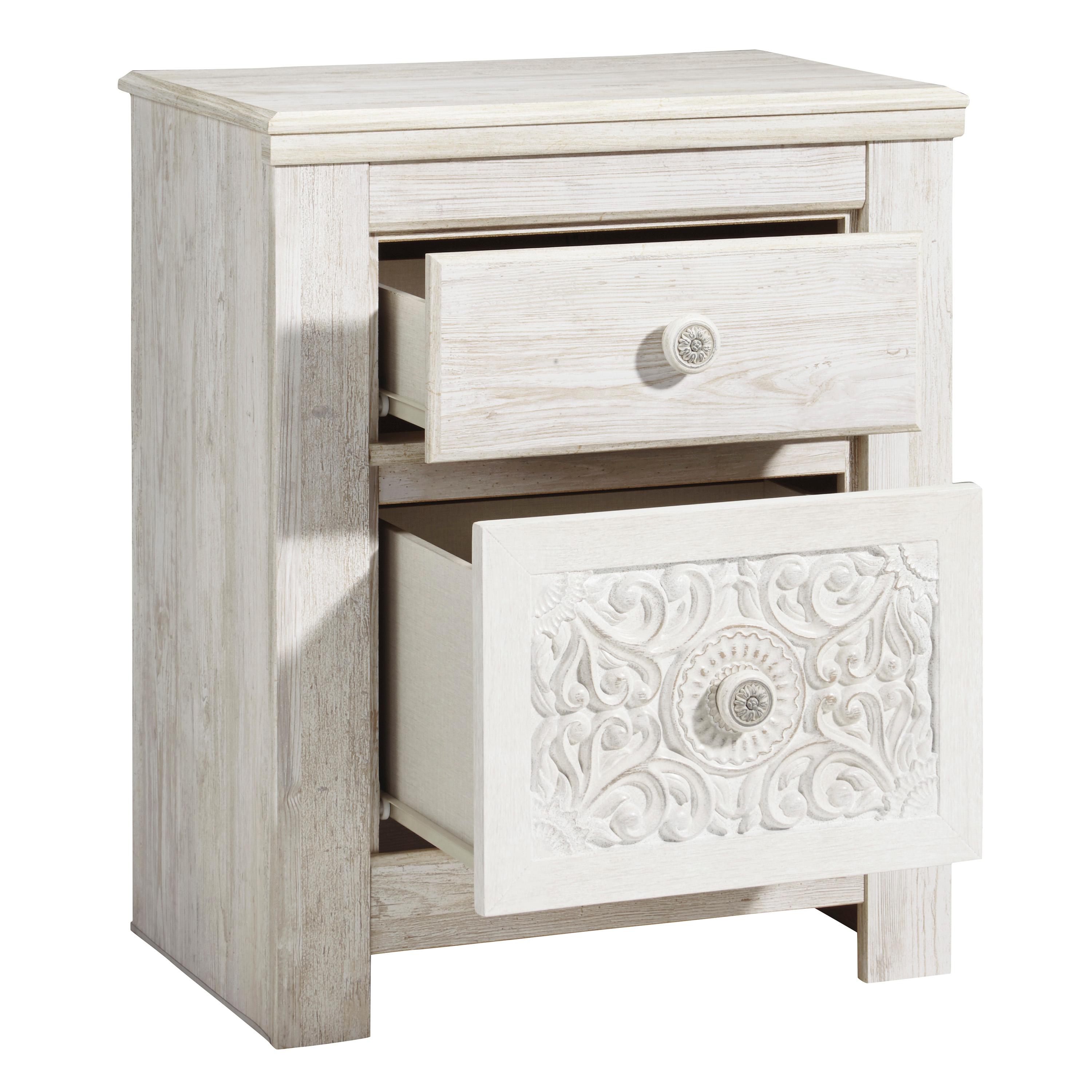 Signature Design by Ashley Paxberry B181-92 Two Drawer Night Stand - Image 2