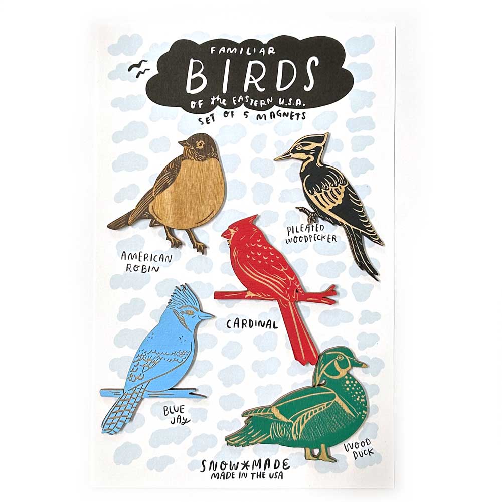 Eastern Birds – Set of 5 Magnets