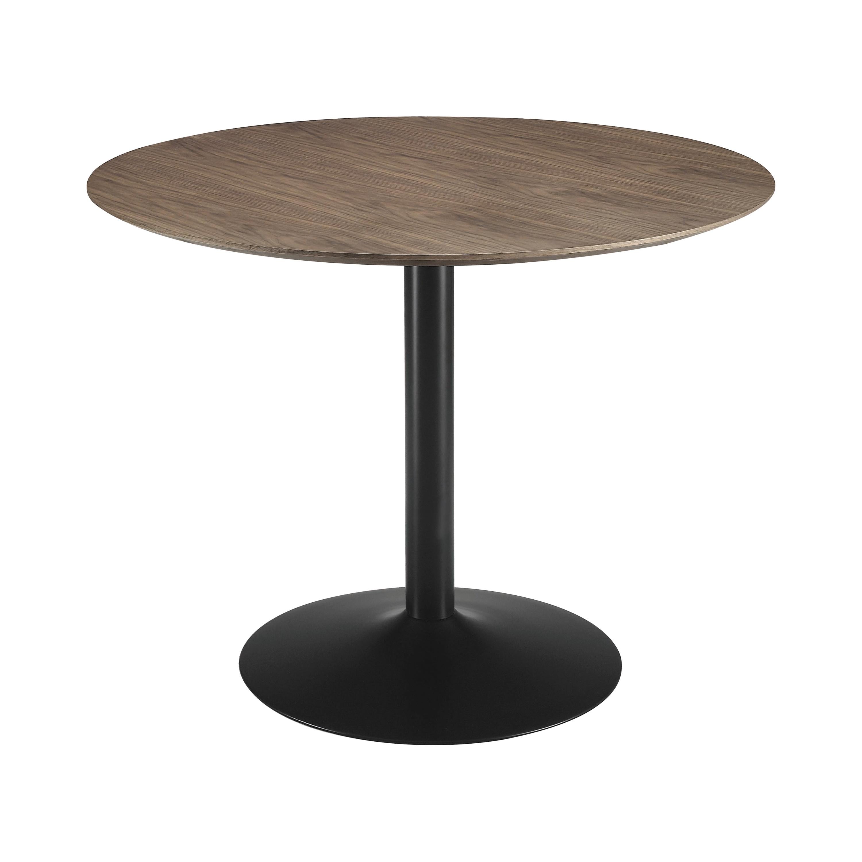 Coaster Furniture Cora 110280 Round 40-inch Wood Top Dining Table - Brown Walnut - Image 1