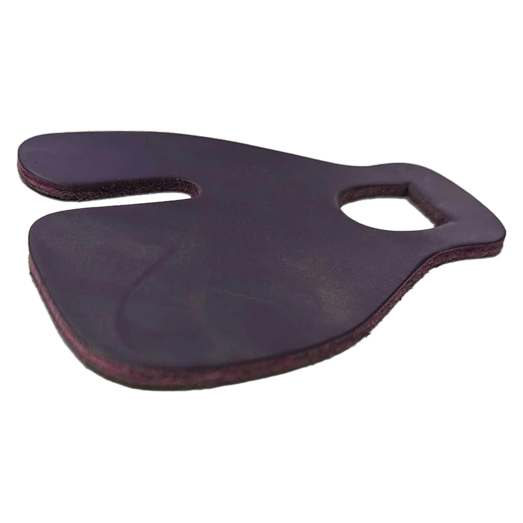 Serious Archery Youth Split Finger Shooting Tab in Purple Leather for Right-Handed Archers - Image 1
