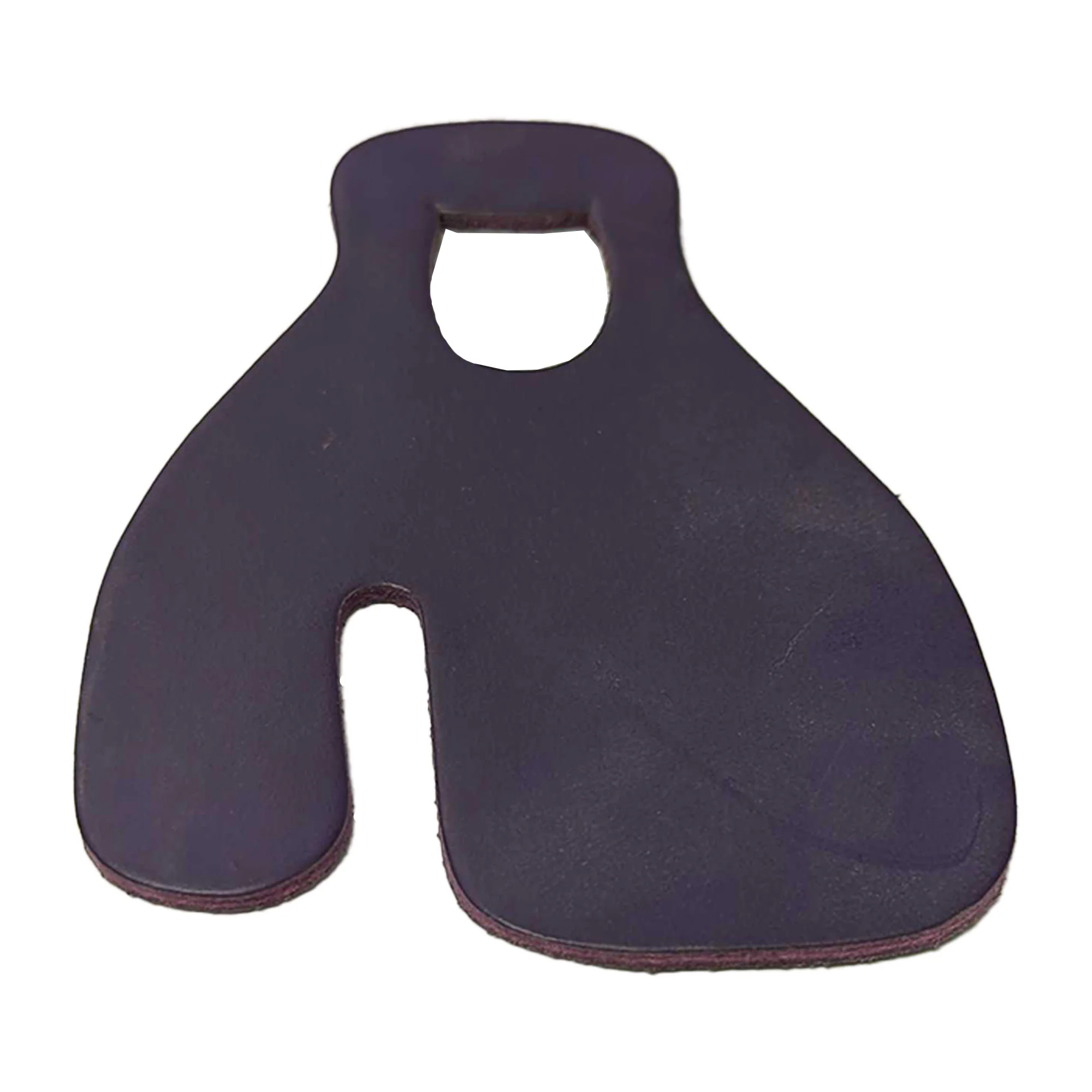 Serious Archery Youth Split Finger Shooting Tab in Purple Leather for Right-Handed Archers - Image 2