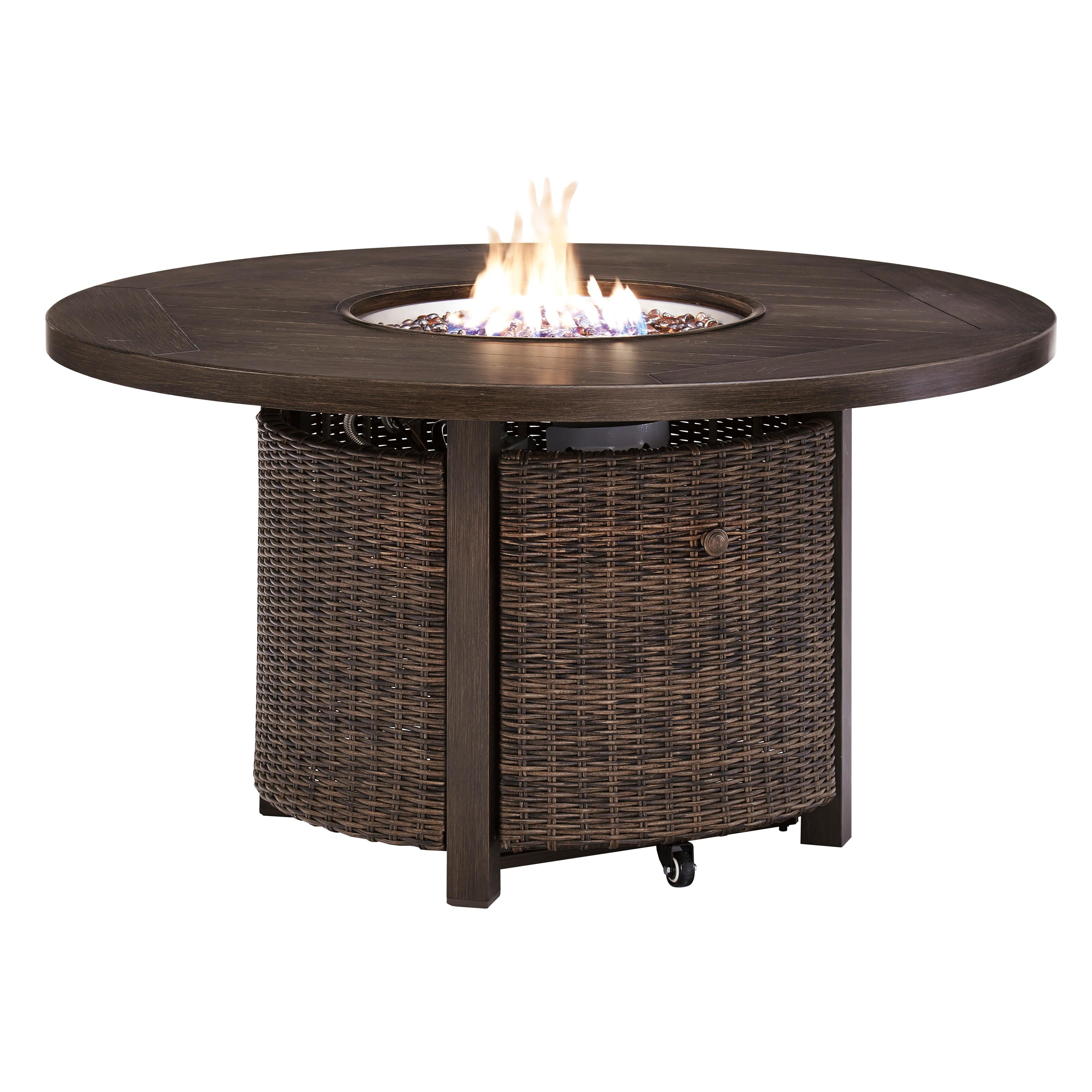 Signature Design by Ashley Paradise Trail P750-776 Round Fire Pit Table - Image 2