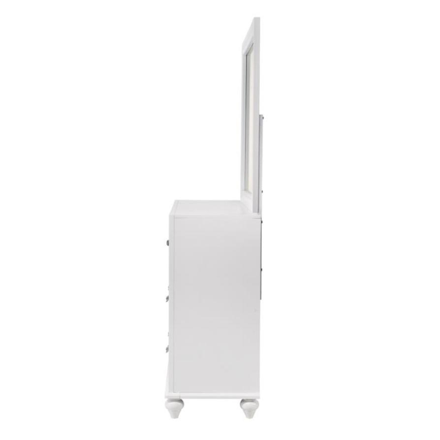 Coaster Furniture Barzini 205894 Dresser Mirror - White - Image 3