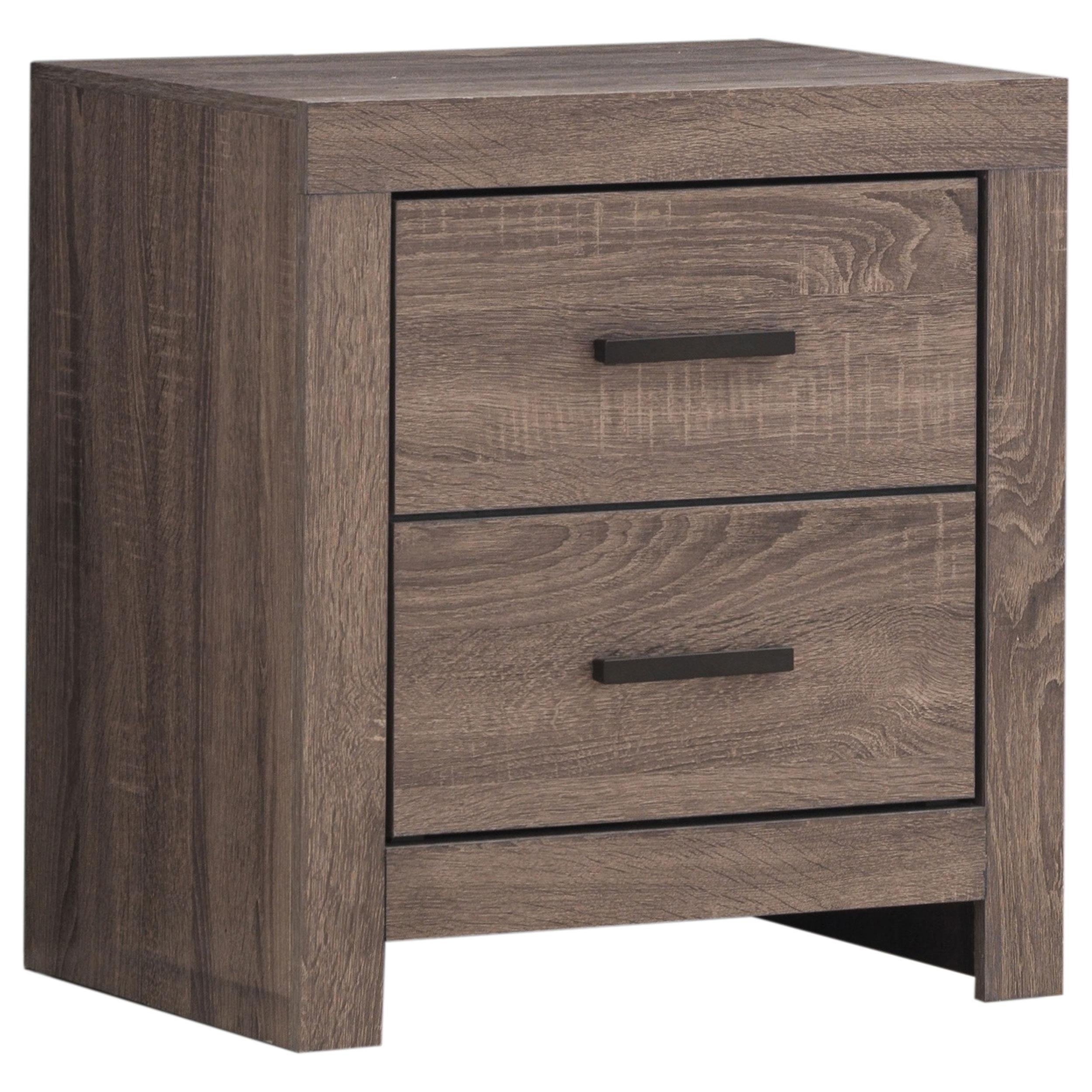 Coaster Furniture Brantford 207042 2-Drawer Nightstand – Barrel Oak