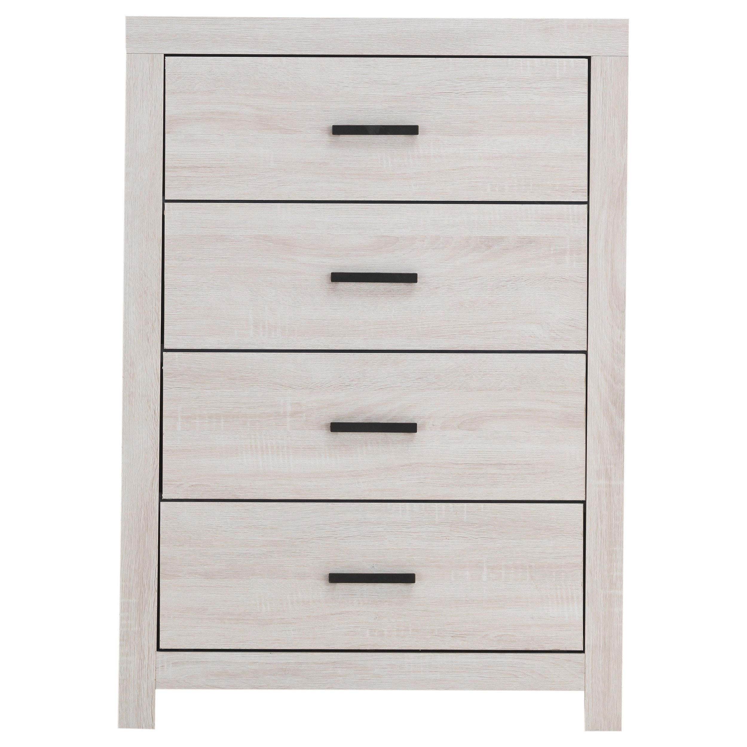 Coaster Furniture Brantford 207055 4-Drawer Bedroom Chest - Coastal White - Image 2