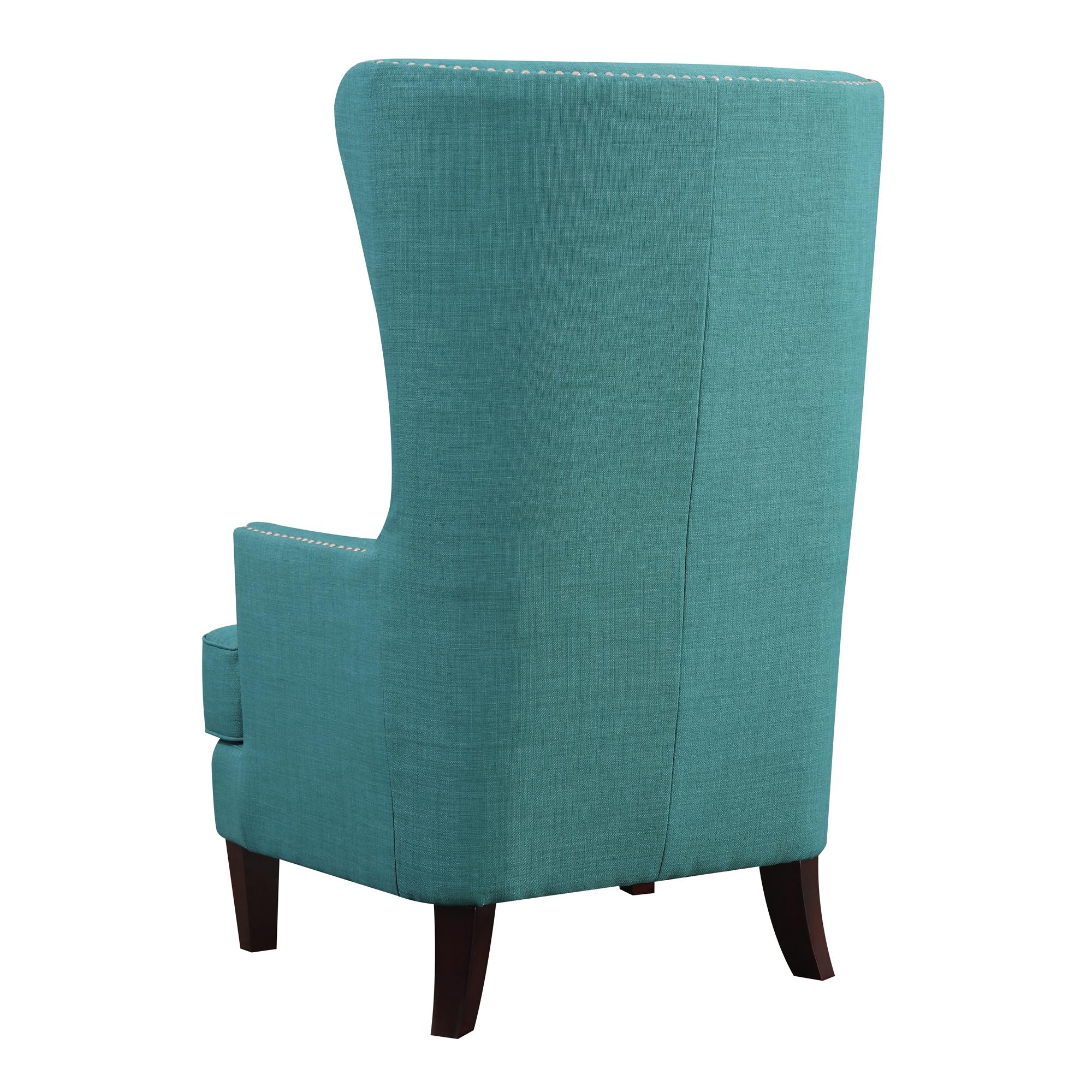Elements International Kori Accent Chair - Heirloom Teal - Image 3
