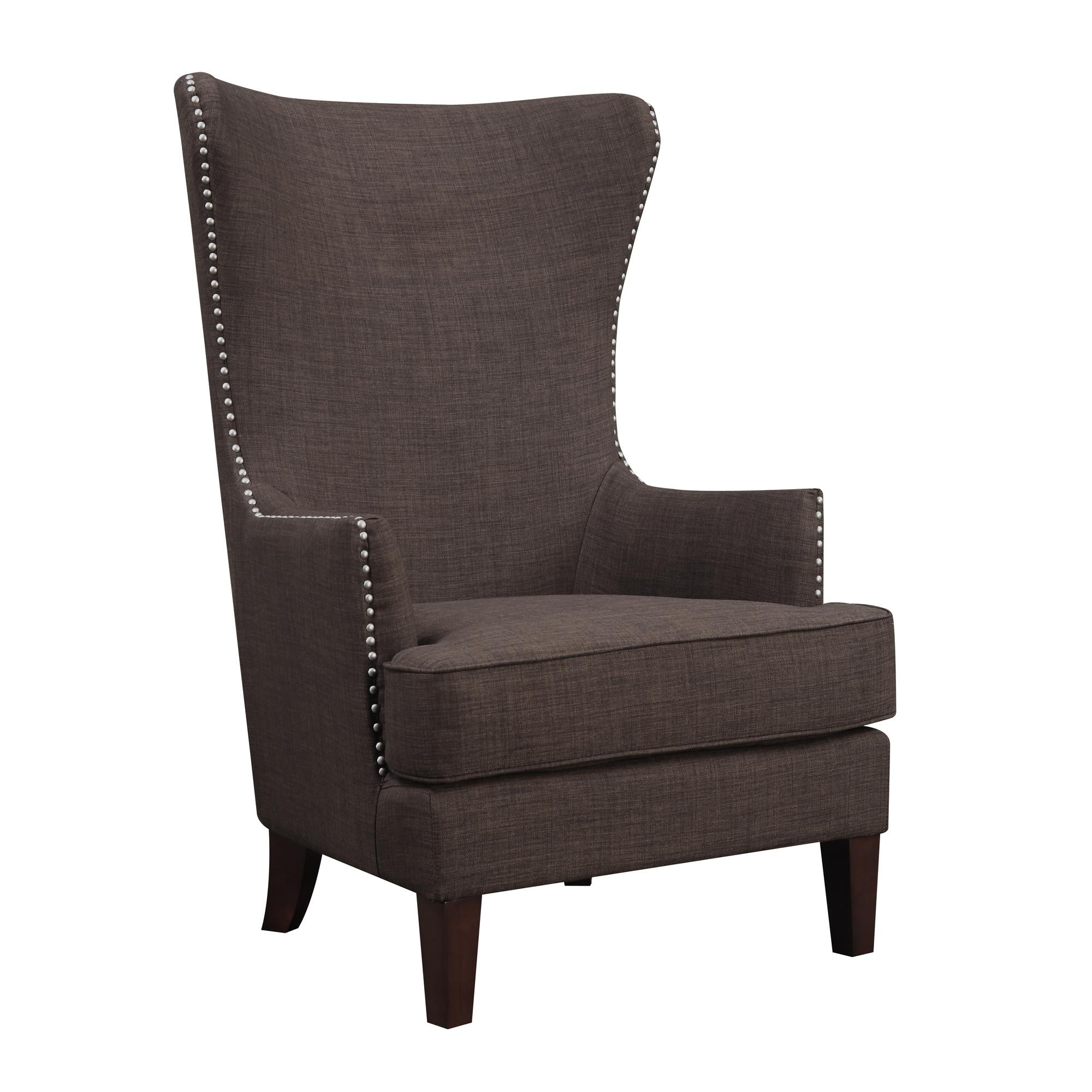 Elements International Kori Accent Chair – Chocolate