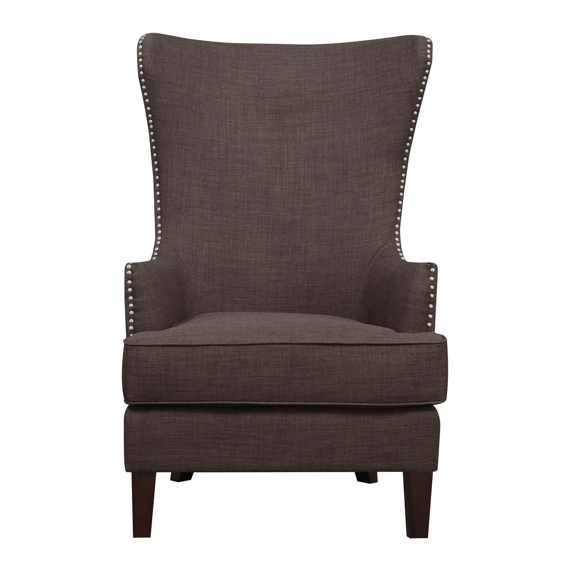 Elements International Kori Accent Chair - Chocolate - Image 2