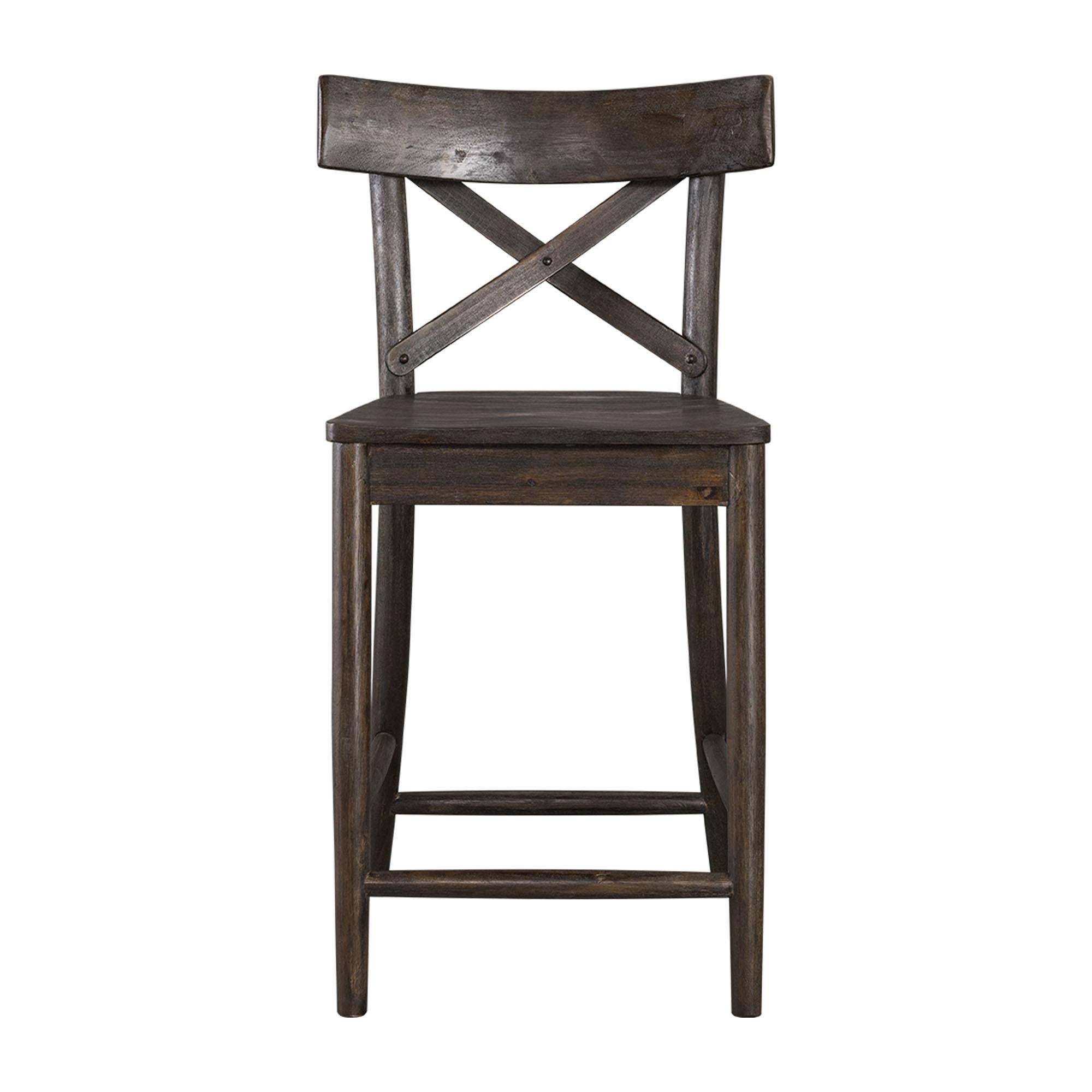 Elements International Coronado LCO100CST 24" Counter Height Stool - Image 2