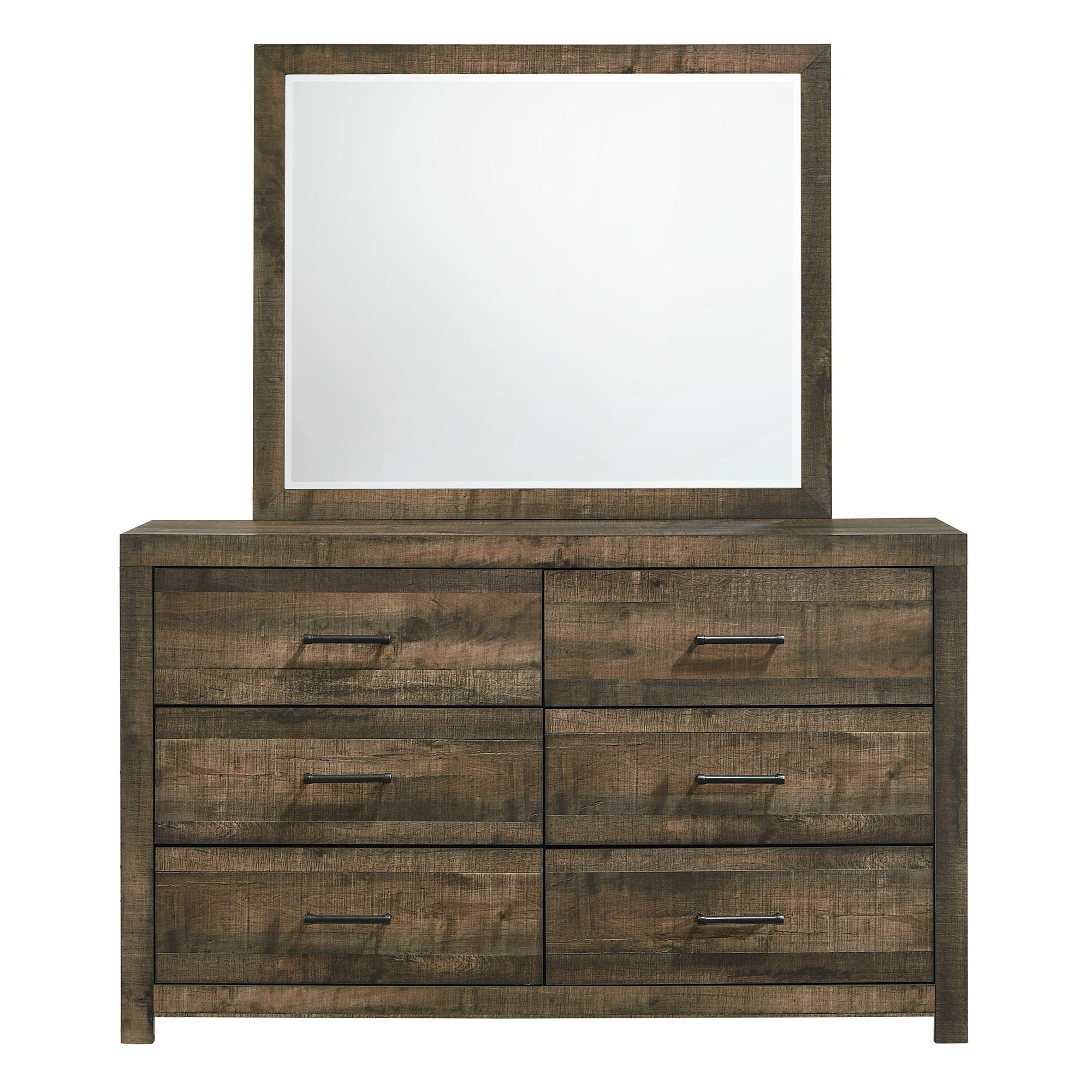 Elements International Bailey BY500DRMR Dresser and Mirror Set - Image 2