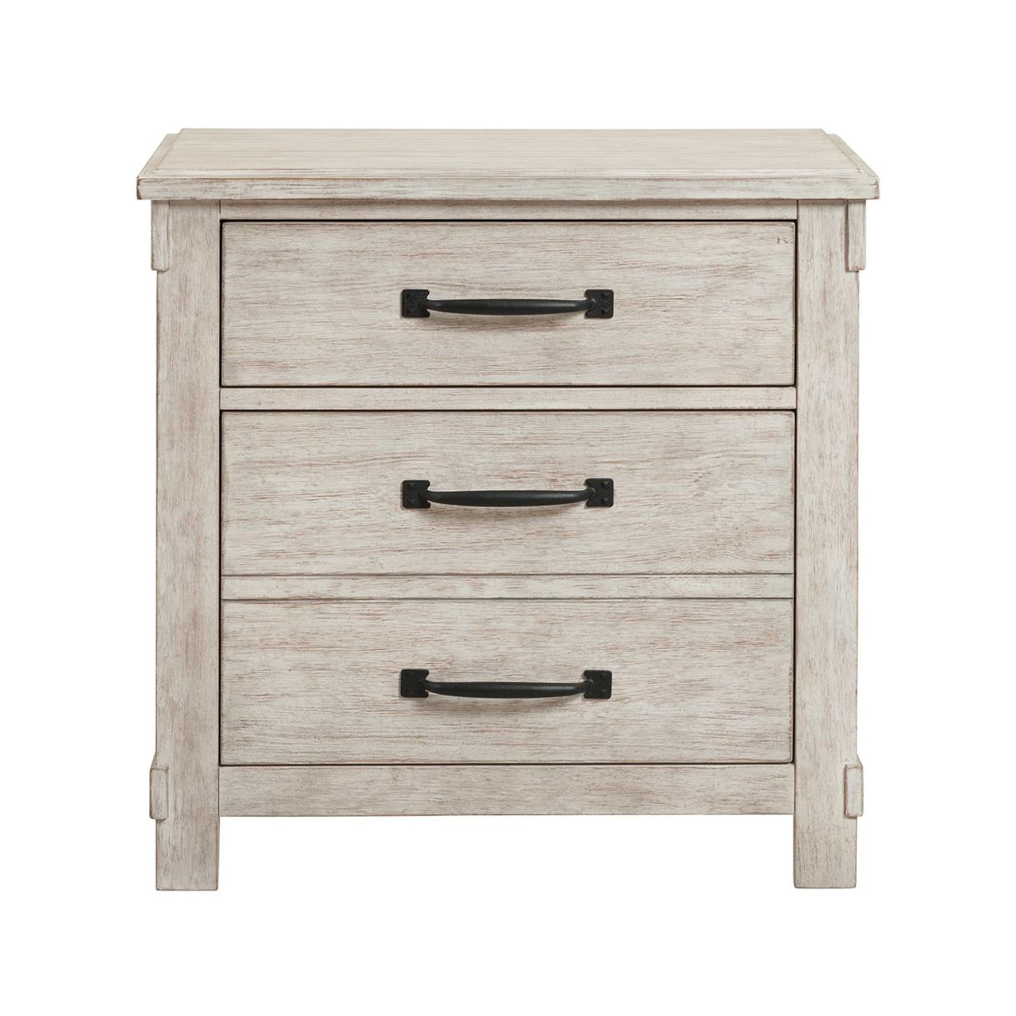 Elements International Scott SC600NS Nightstand with USB Ports - Image 2
