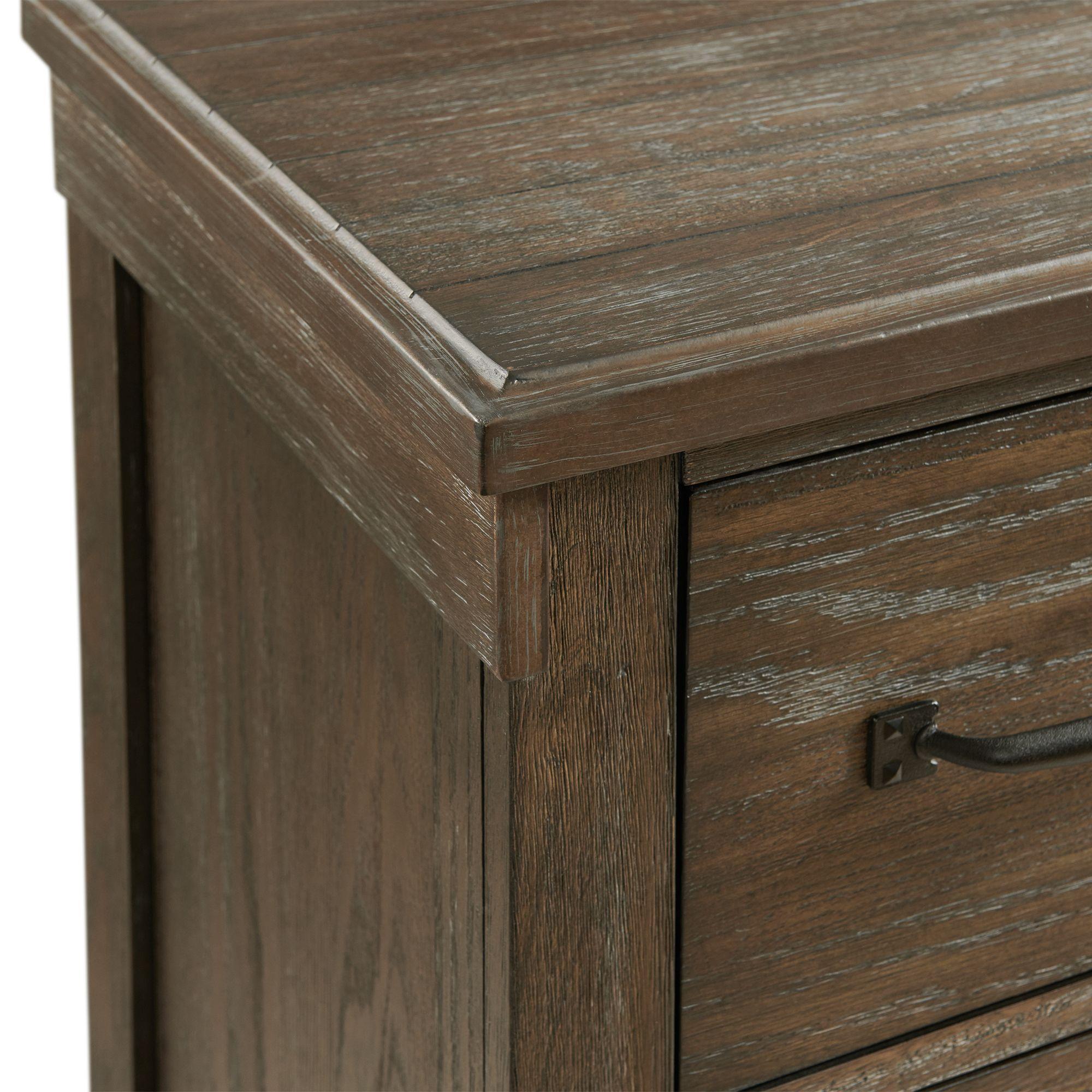 Elements International Scott SC300DR Dresser - Walnut - Image 3