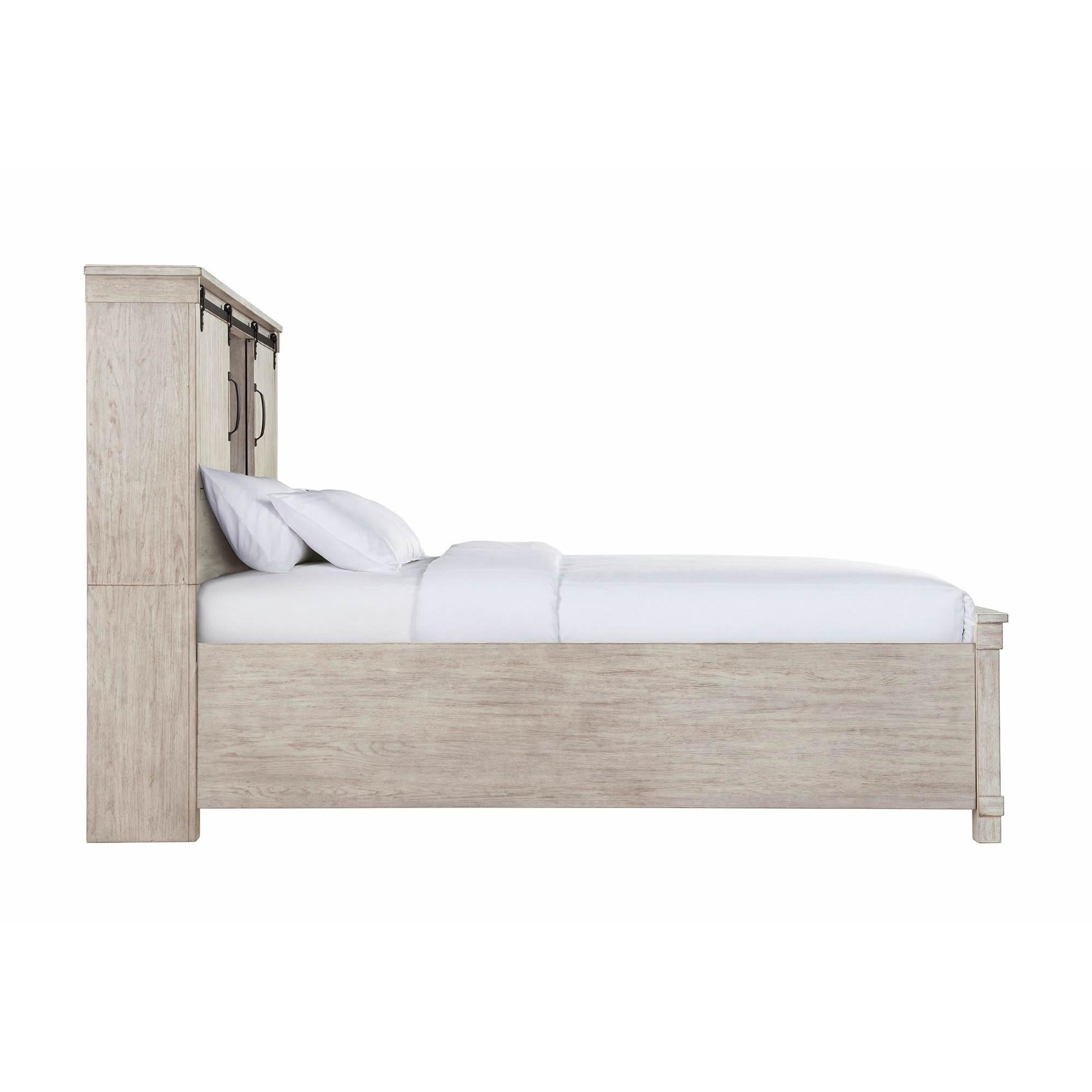 Elements International Scott SC670QB Queen Platform Storage Bed - Image 3