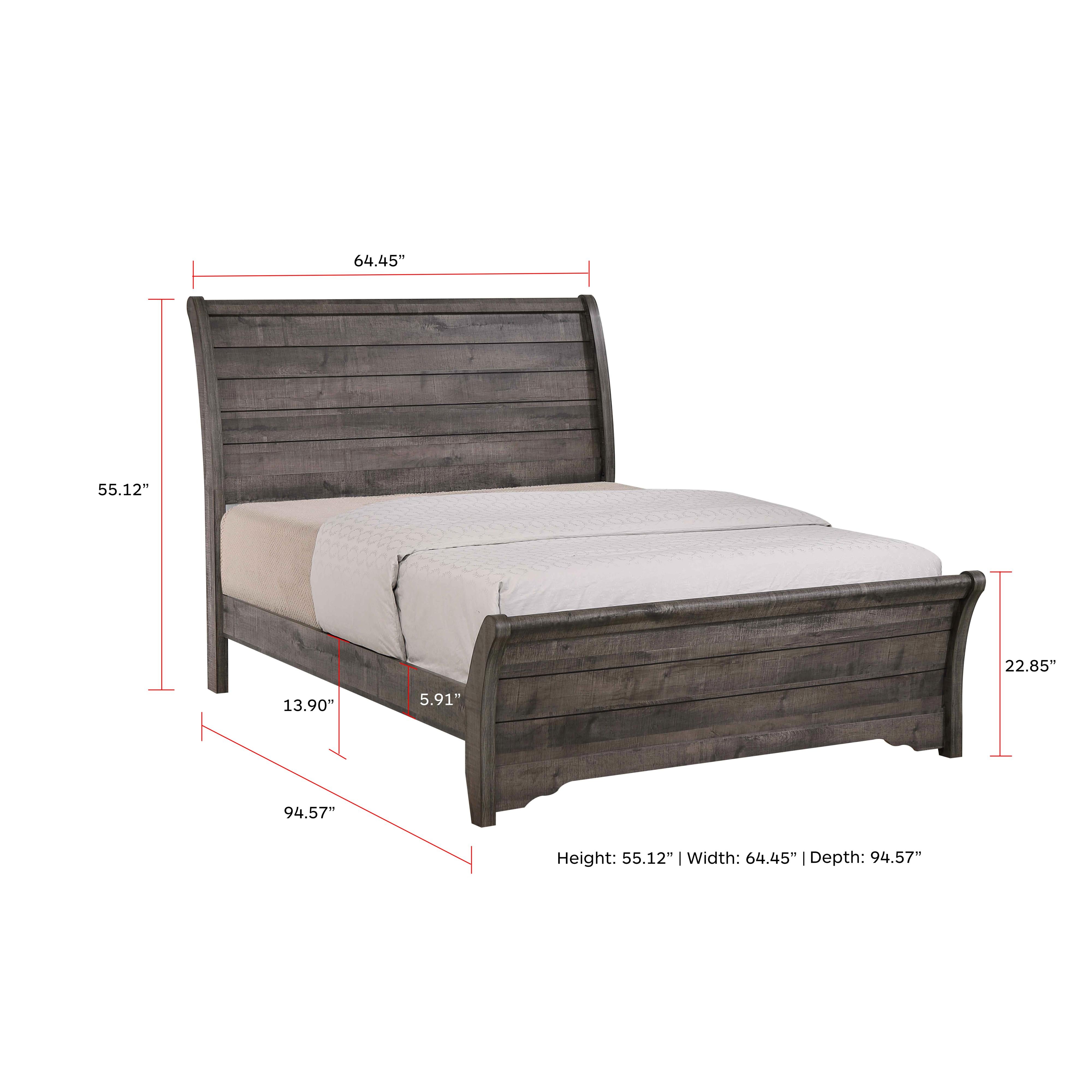 Crown Mark Coralee B8100-K King Bed - Image 3