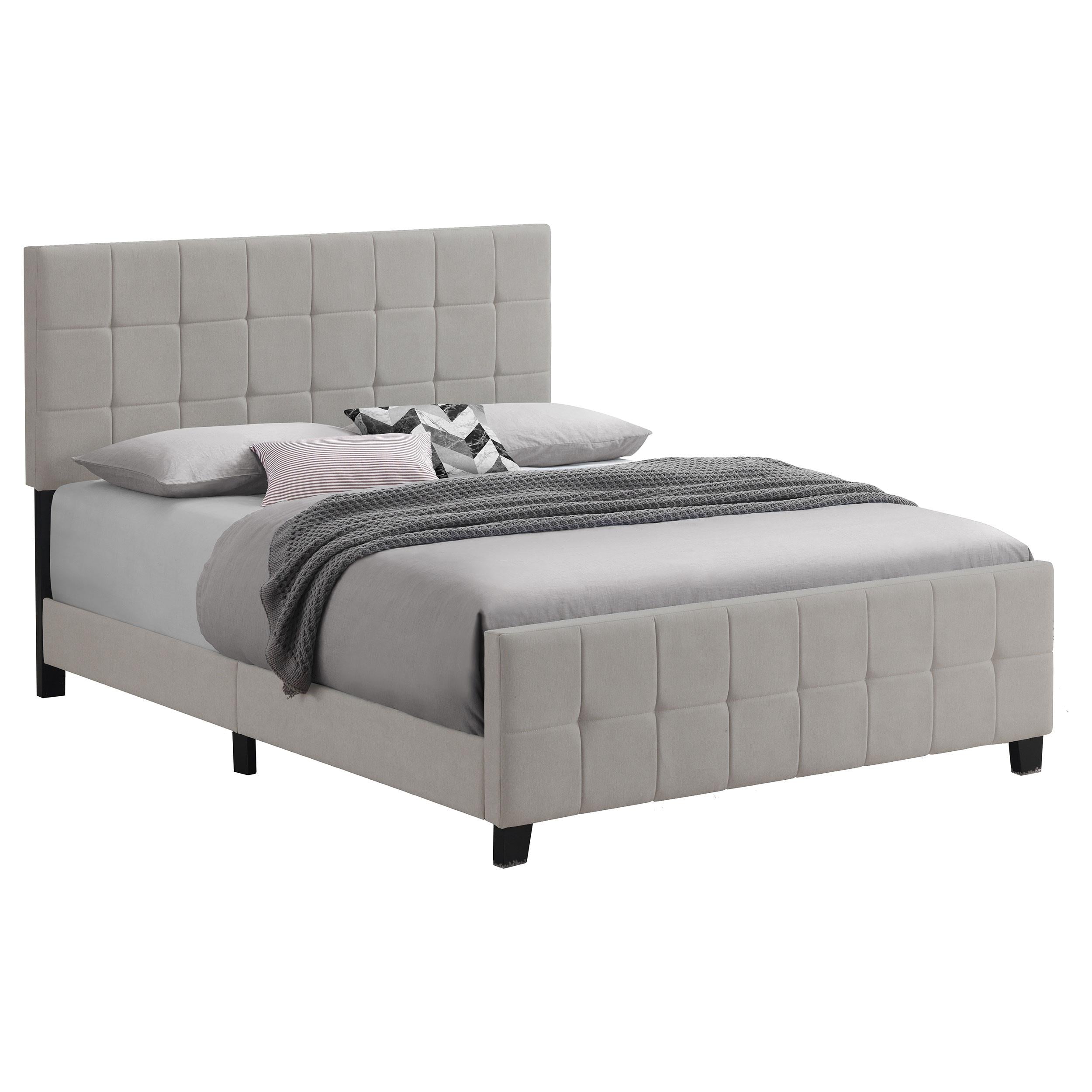Coaster Furniture Fairfield 305952Q Upholstered Queen Panel Bed - Beige - Image 2