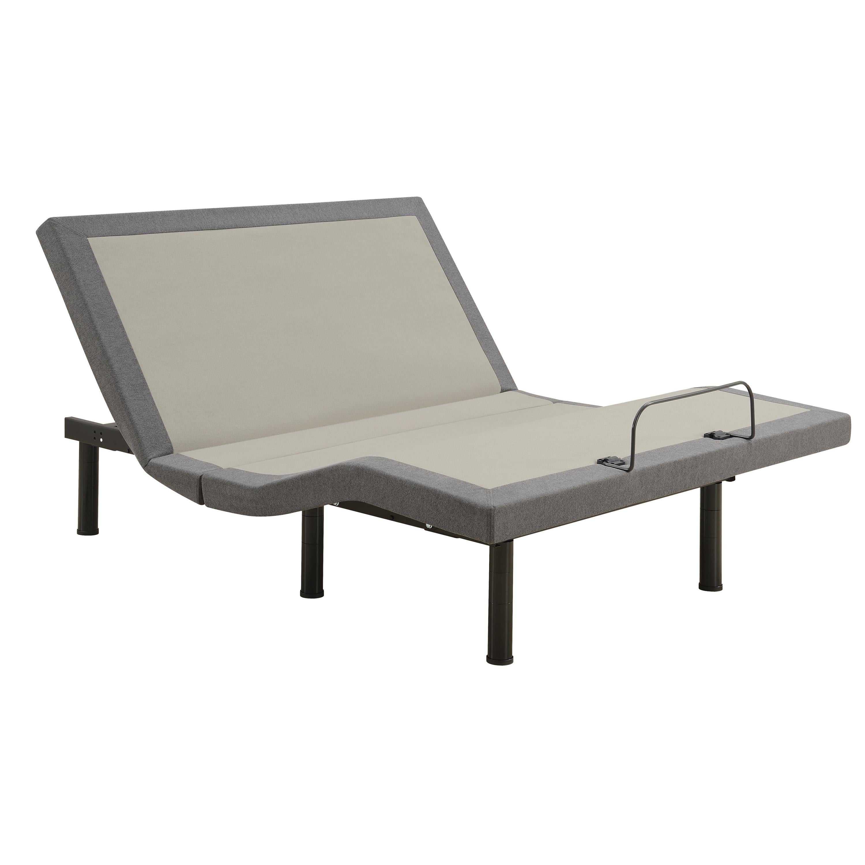 Coaster Furniture Clara 350131F Full Adjustable Bed Base – Grey and Black