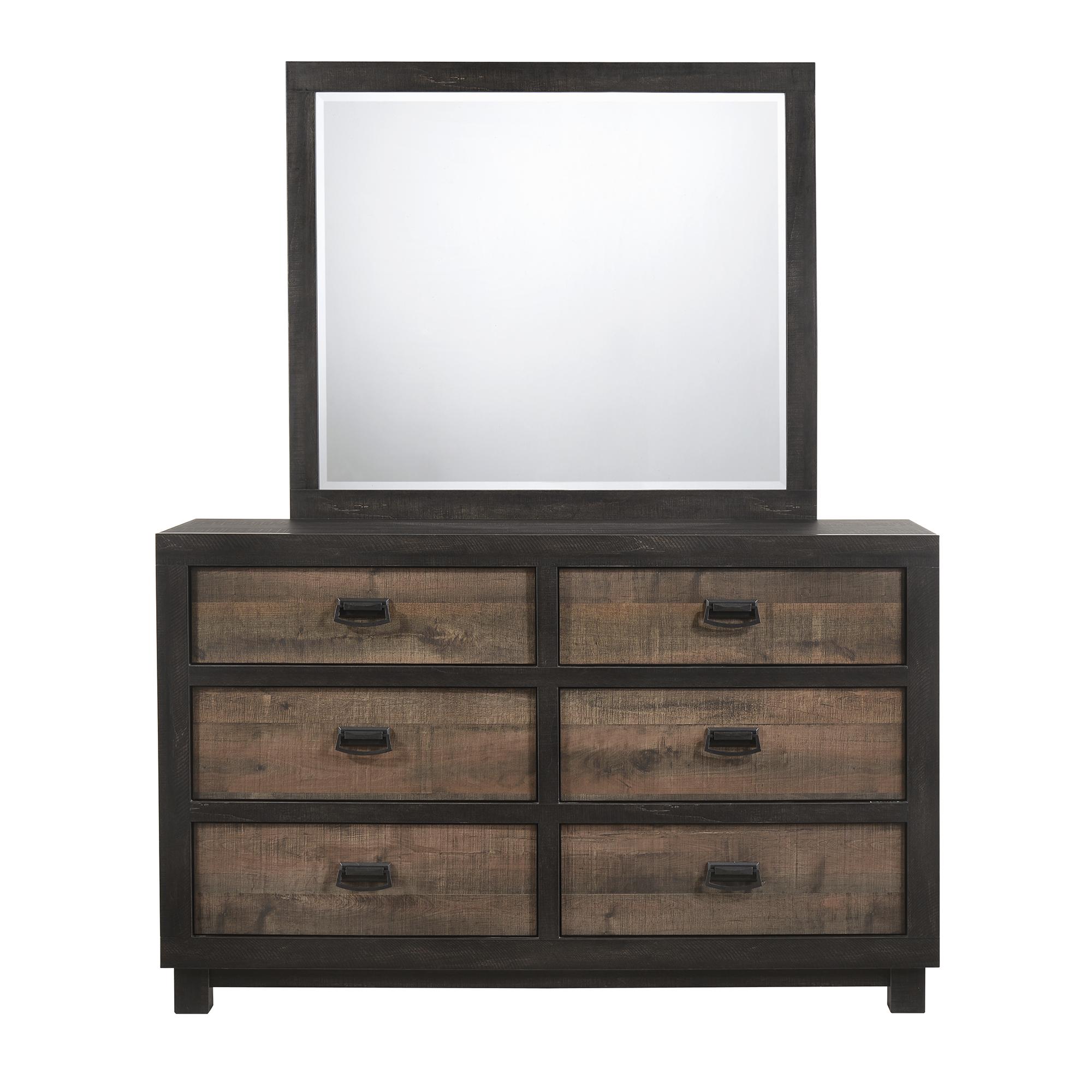 Elements International Harlington HG100DRMR Dresser w/ Mirror Set - Image 1