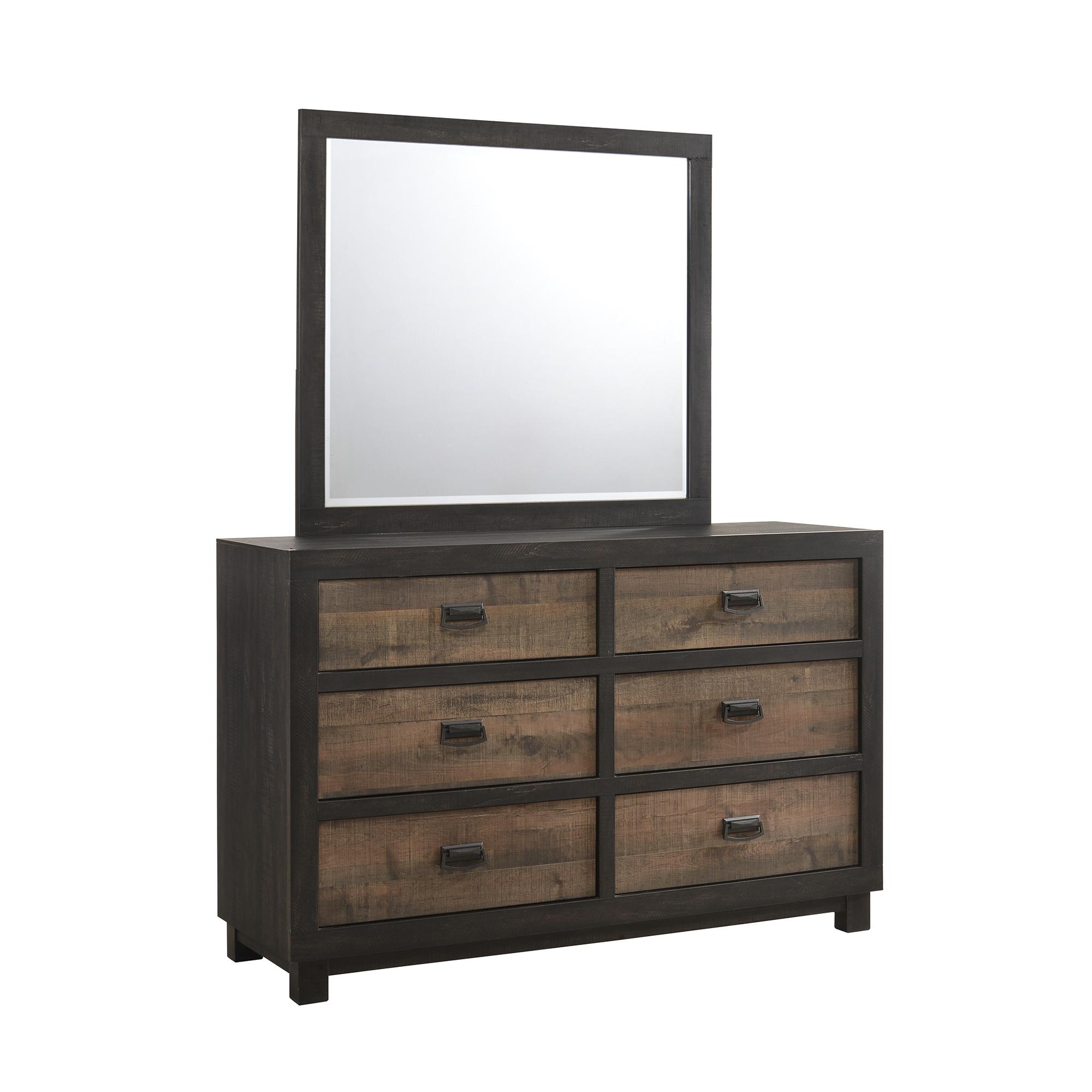 Elements International Harlington HG100DRMR Dresser w/ Mirror Set - Image 2