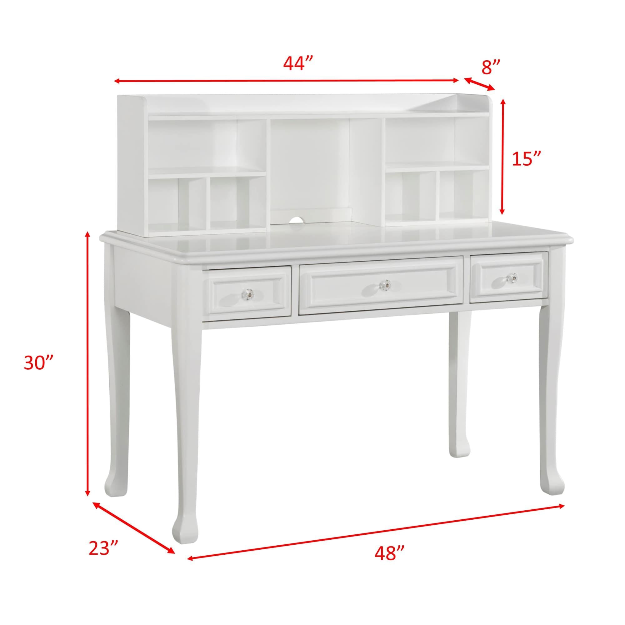 Elements International Jesse JS700DKHT Desk w/ Hutch - Image 2