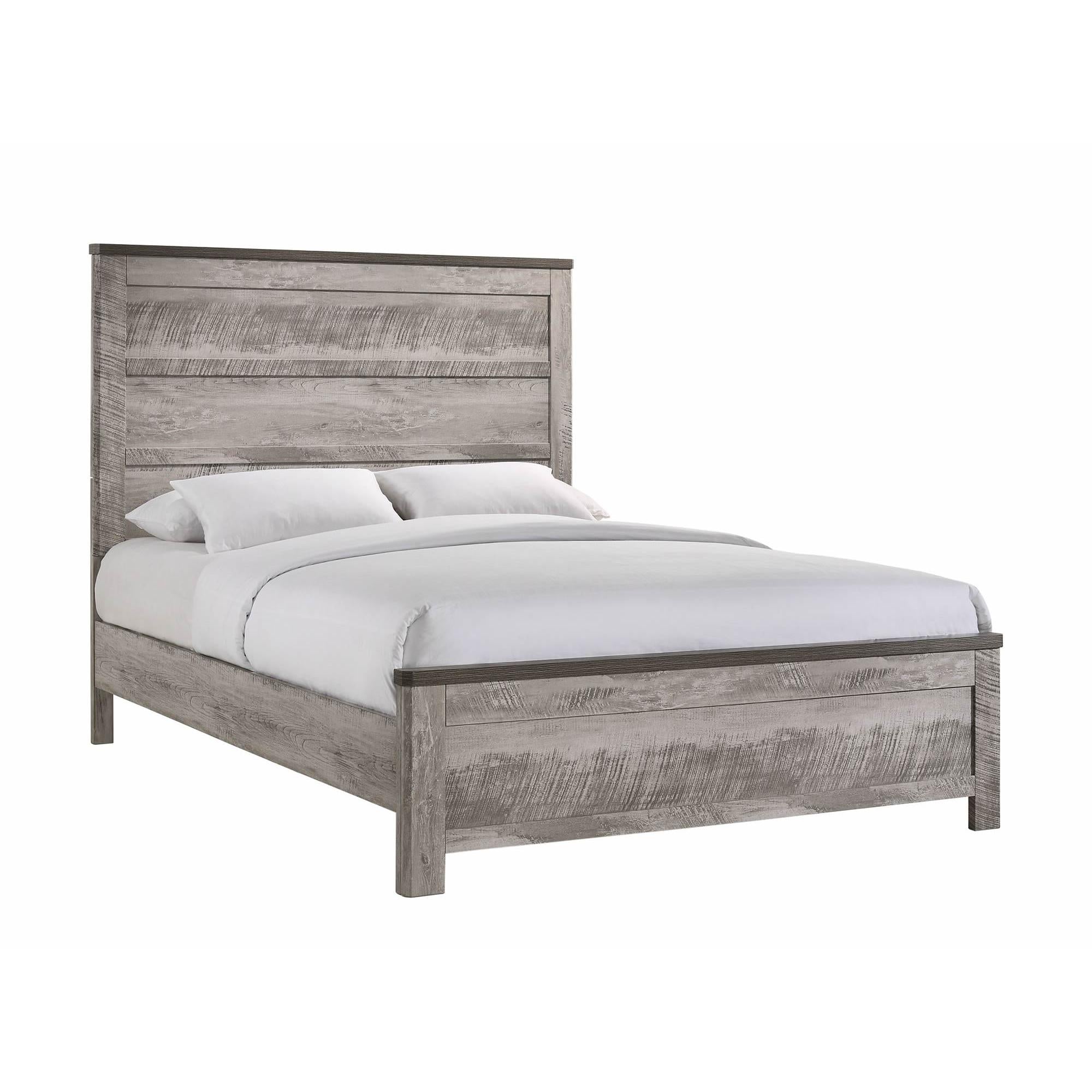 Elements International Millers Cove MC300QB Queen Panel Bed - Image 1