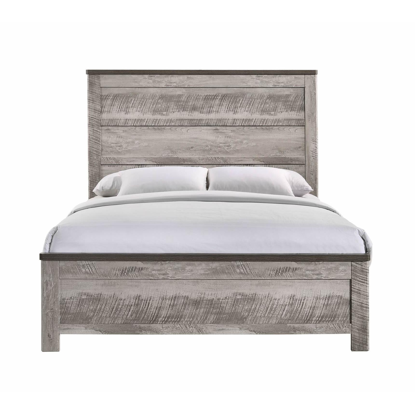 Elements International Millers Cove MC300QB Queen Panel Bed - Image 2