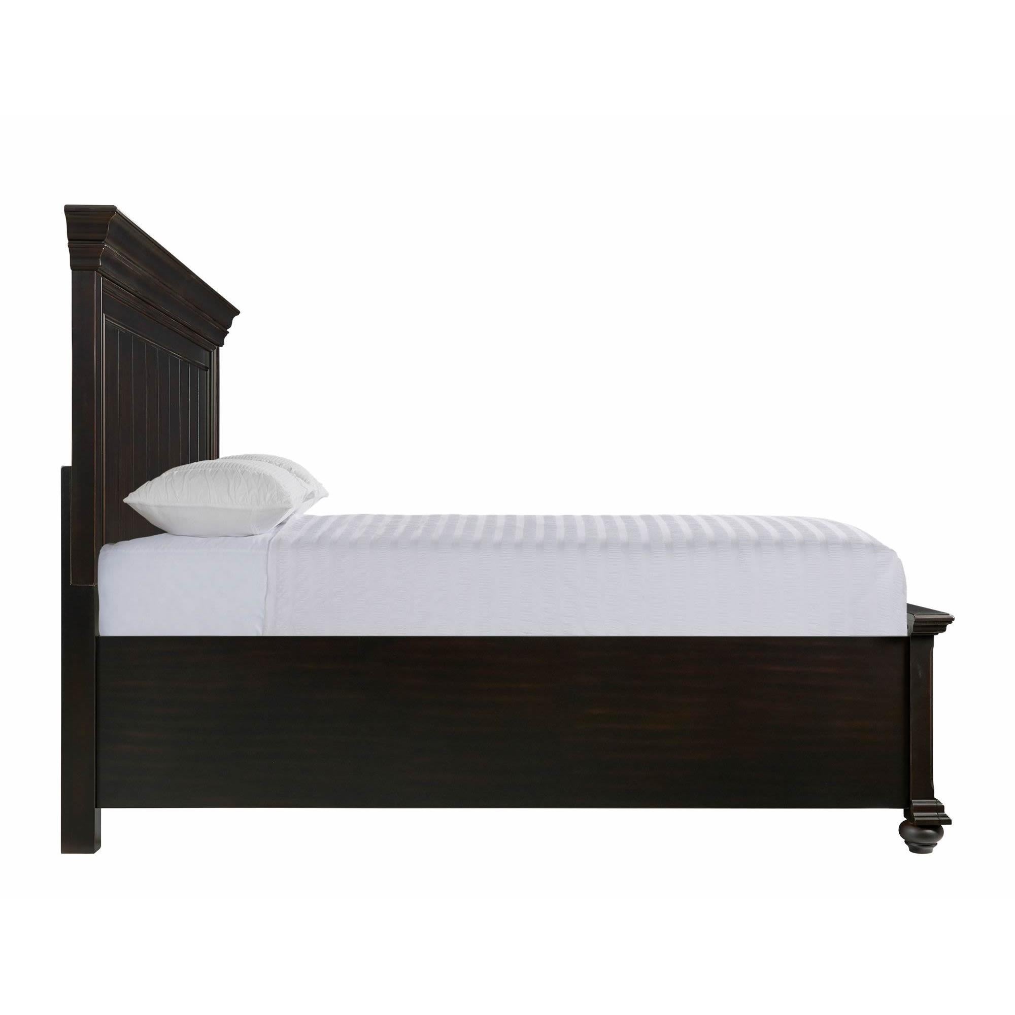 Elements International Slater SR850KB King Platform Storage Bed - Black - Image 3