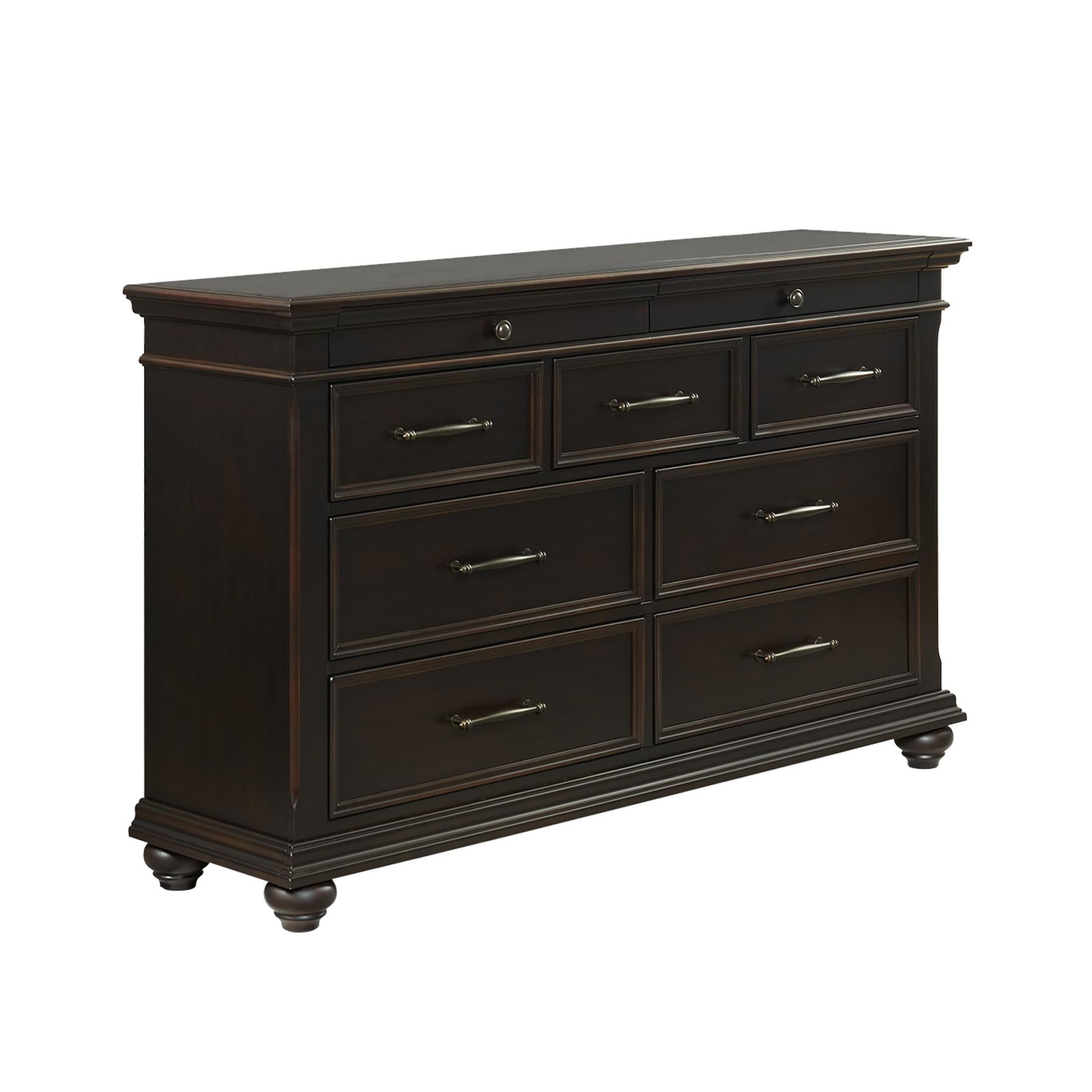 Elements International Slater SR800DR Dresser - Black - Image 1